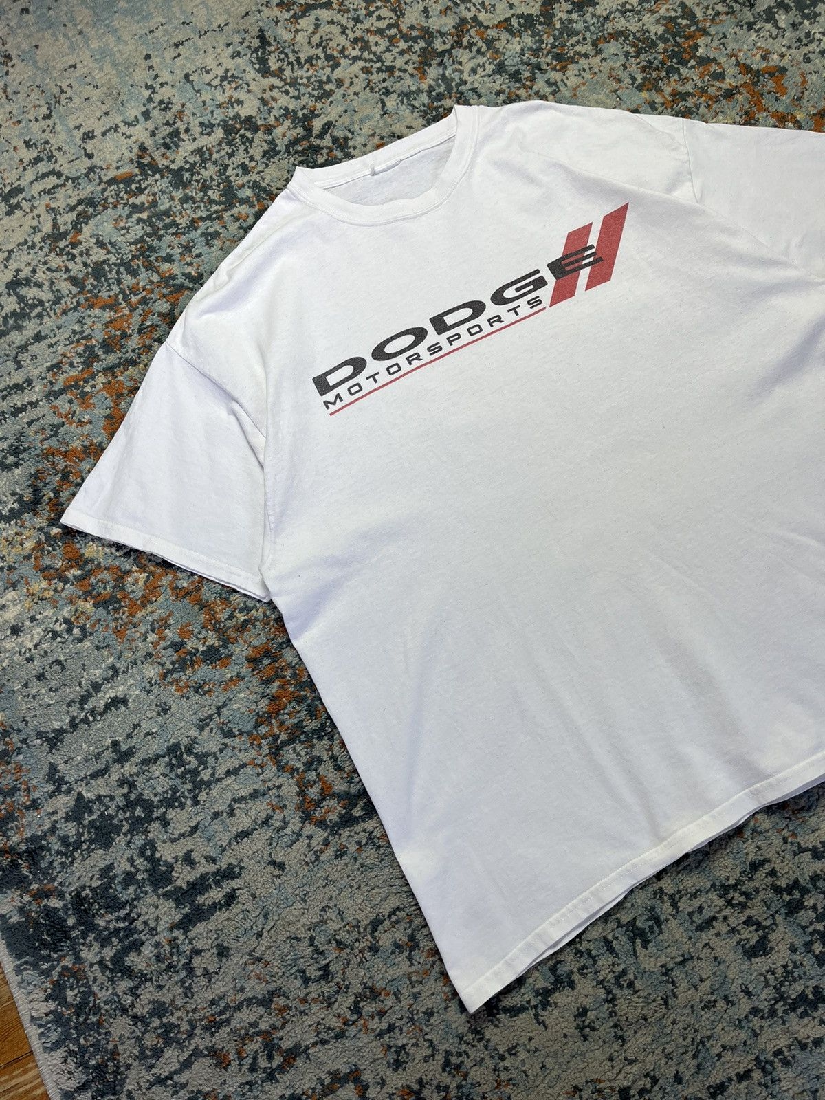 Vintage Vintage y2k Dodge Motorsports Logo graphic tee Size US XXL / EU 58 / 5 - 2 Thumbnail