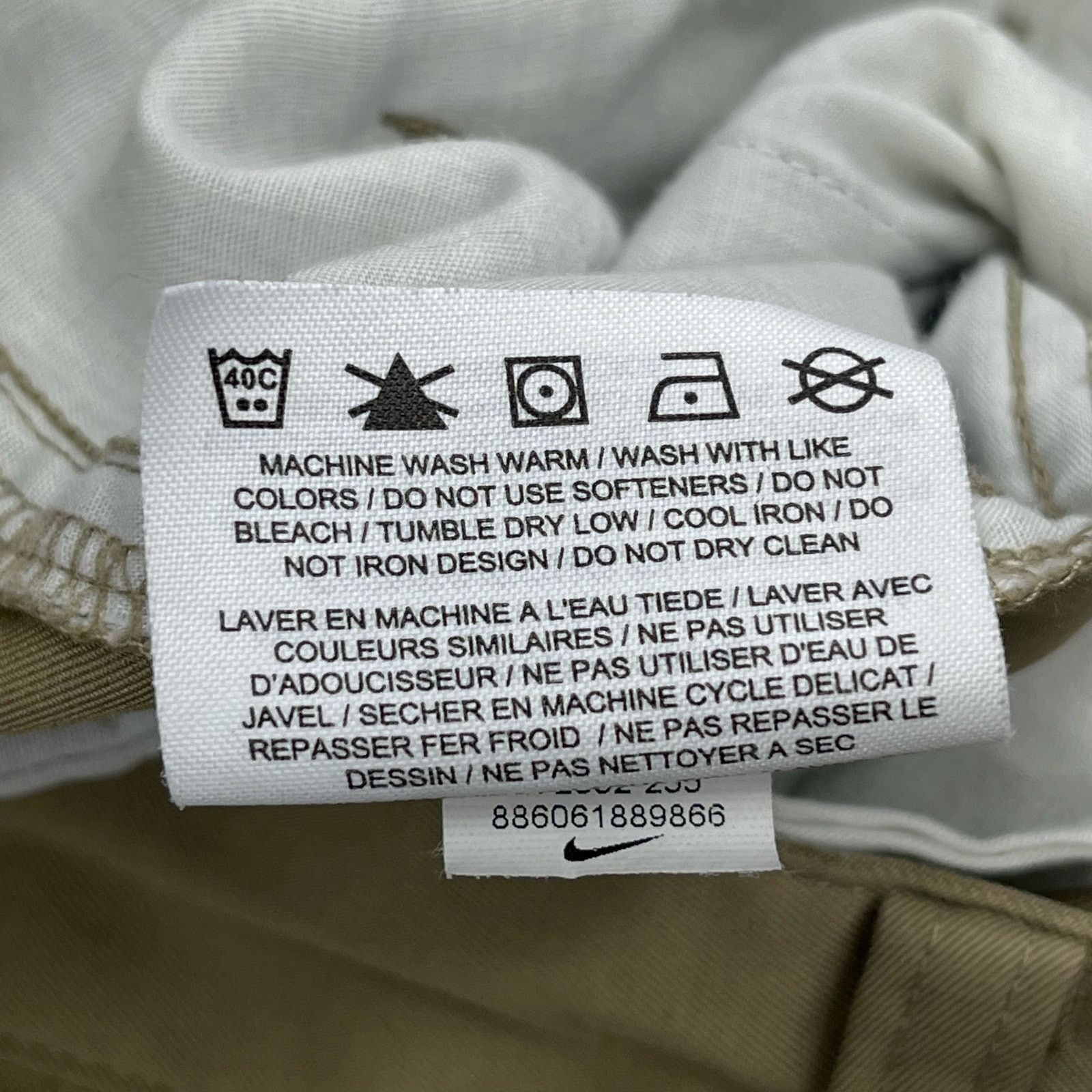Nike Nike Golf Dri-Fit Tan Khaki Chino Pants 32 Size US 32 / EU 48 - 7 Thumbnail