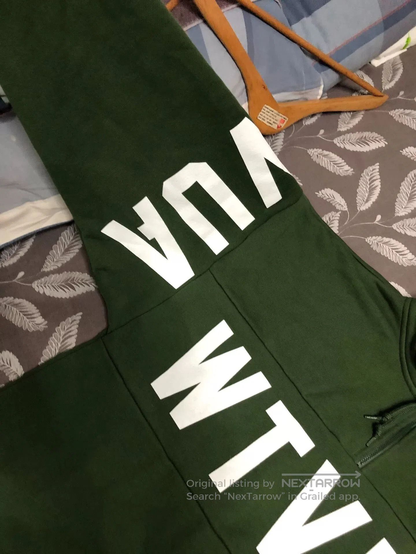 Wtaps wtaps green pullover sweatshirt with text. Size US XL / EU 56 / 4 - 2 Thumbnail