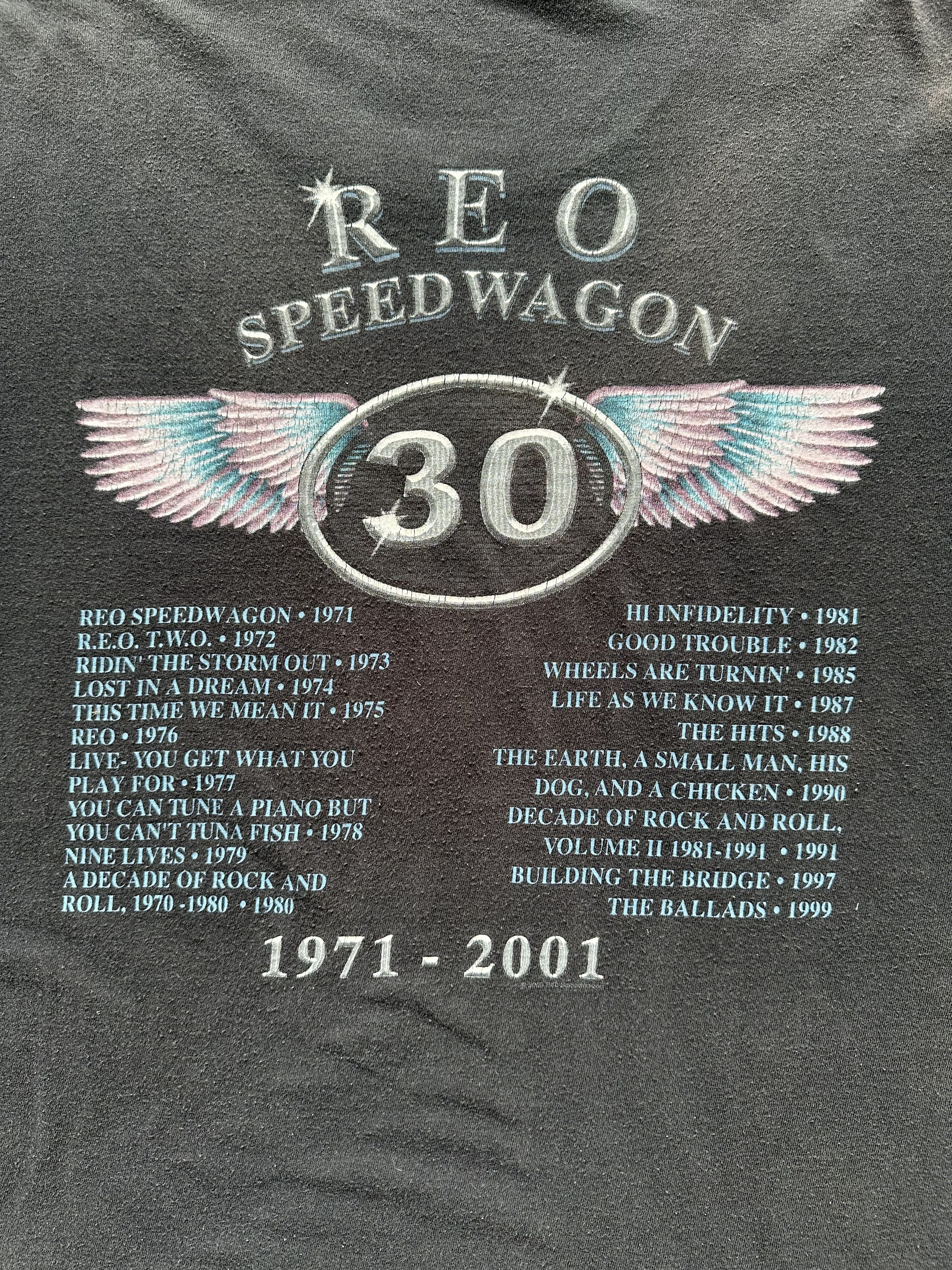 Band Tees Vintage REO SPEEDWAGON 1971 Thirty Years 2001 Size US XXL / EU 58 / 5 - 4 Thumbnail