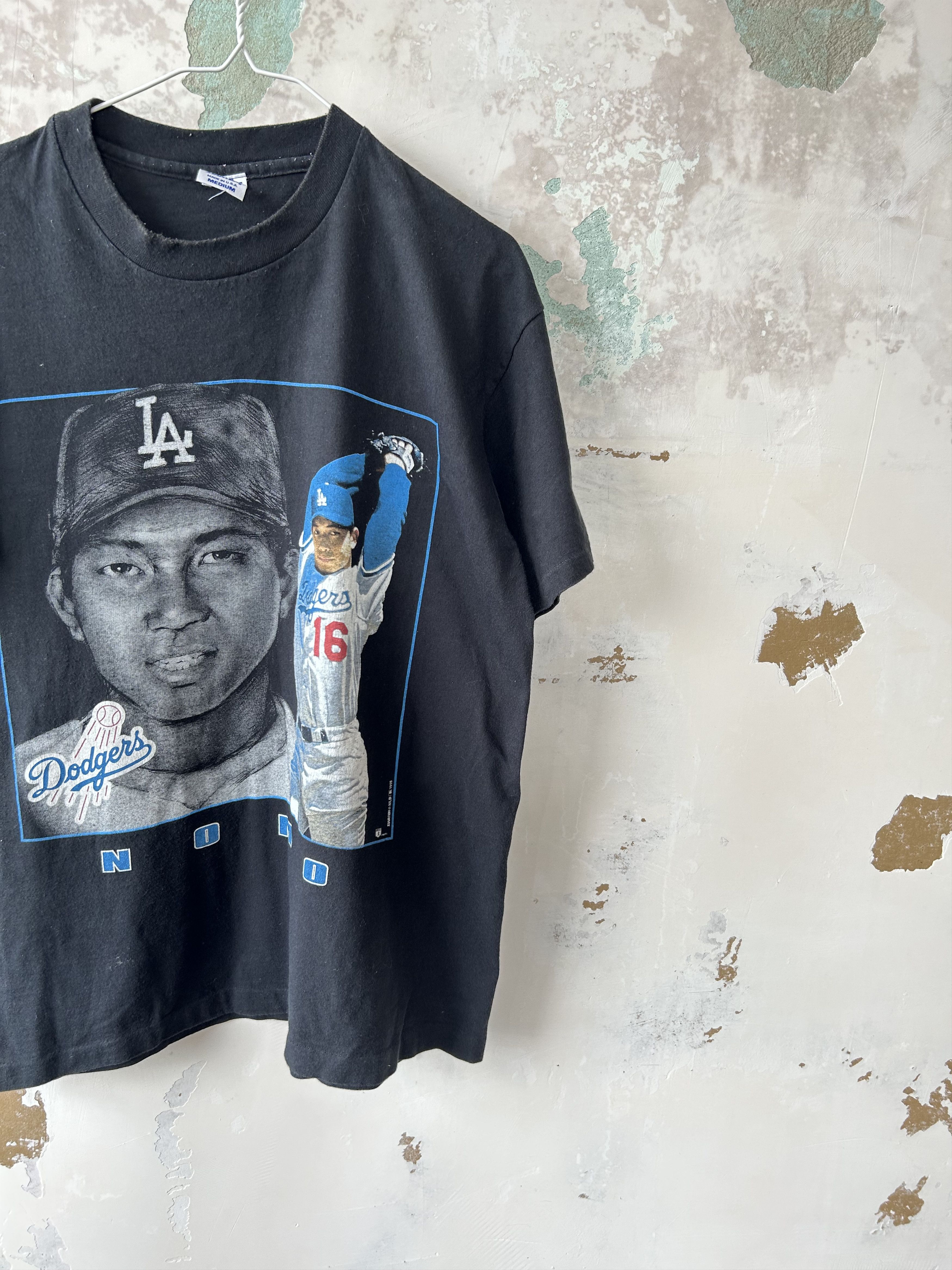 MLB VINTAGE 1995 LA DODGERS HIDEO NOMO T-SHIRT Size US M / EU 48-50 / 2 - 2 Thumbnail
