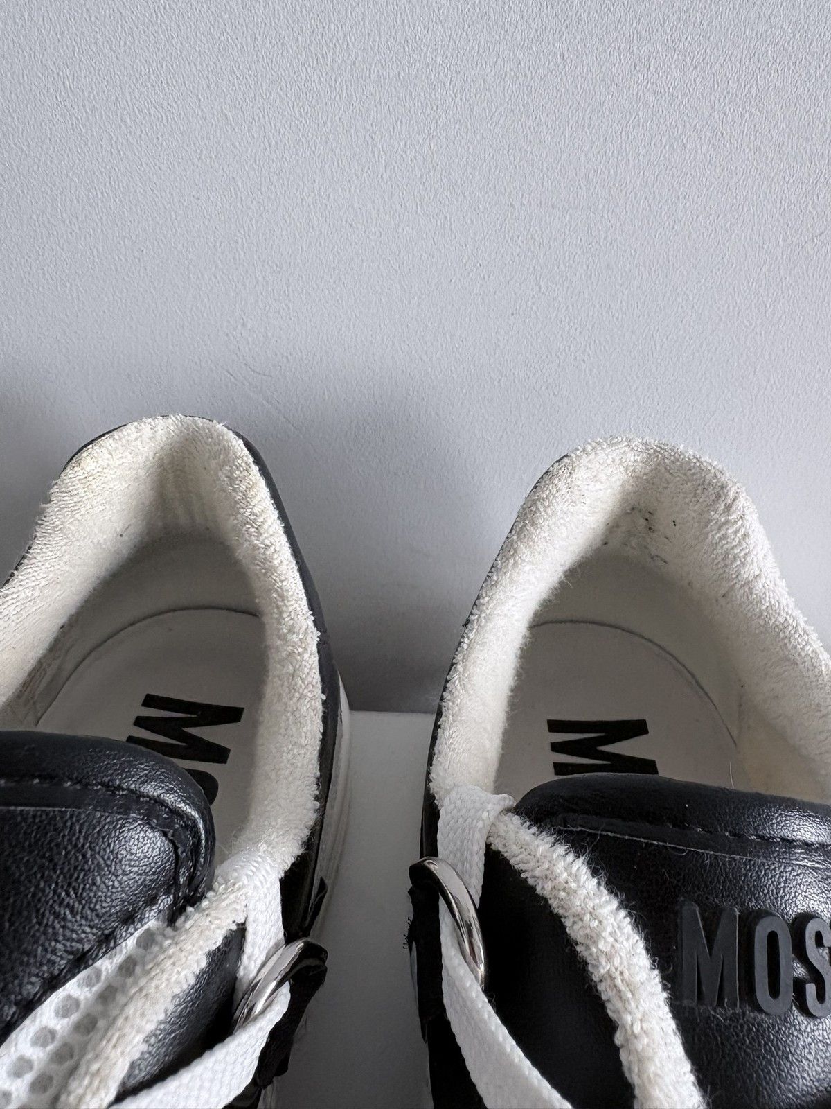 Moschino Moschino sneakers men's designer leather size 43 Size US 10 / EU 43 - 8 Thumbnail