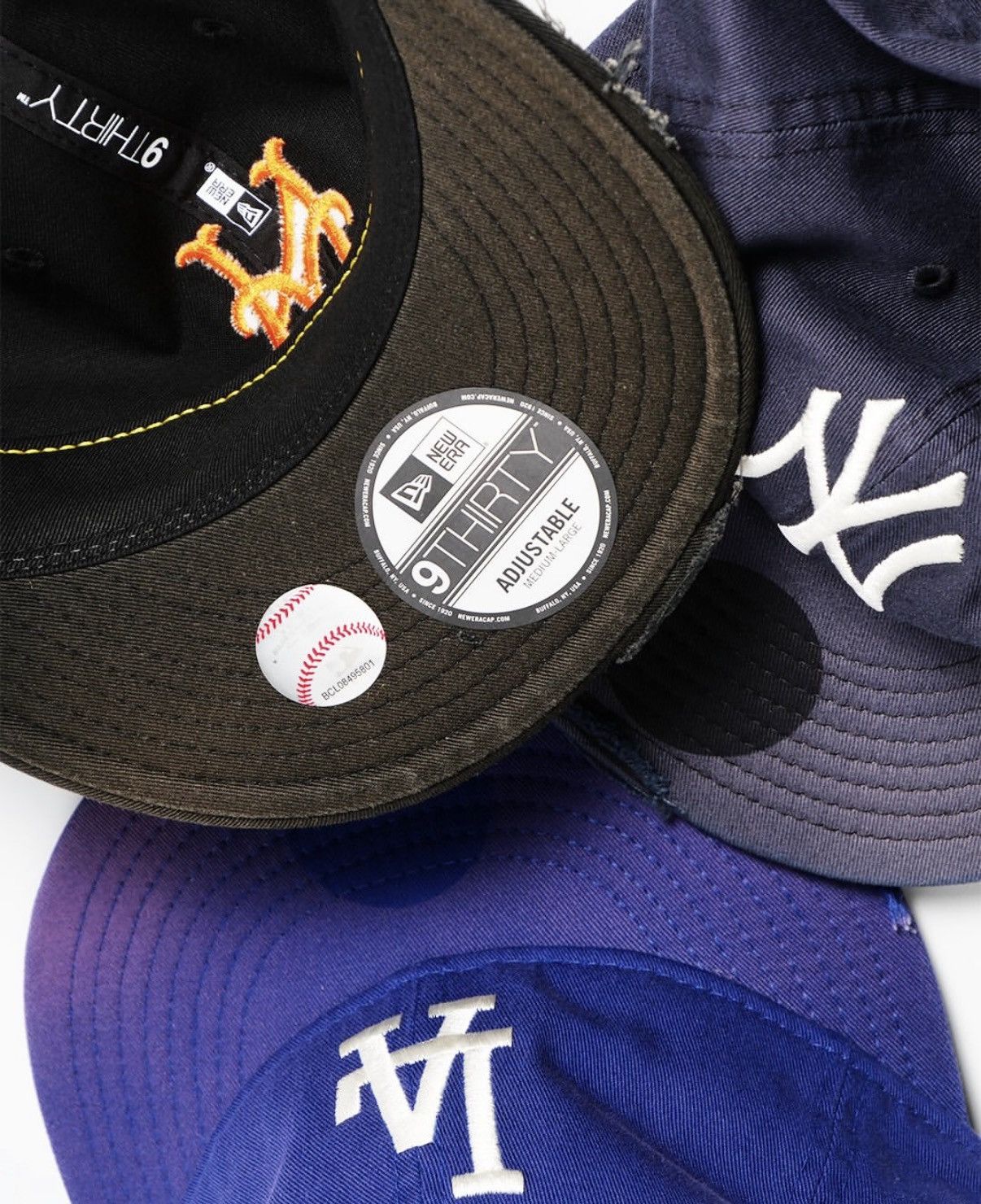 New Era Fade Distressed Boro New York Mets Japan Exclusive Size ONE SIZE - 7 Thumbnail