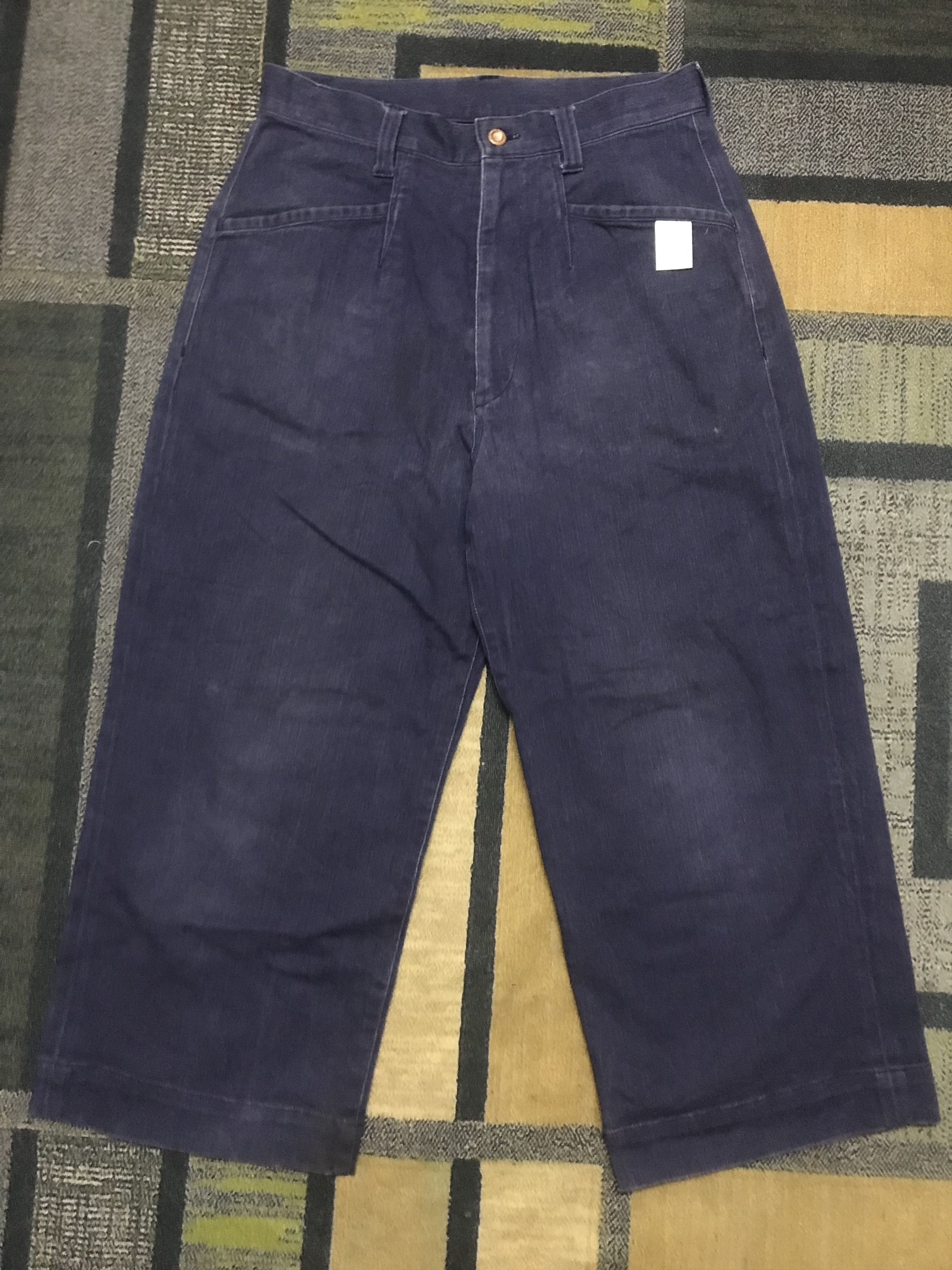 Japanese Brand × N.Hoolywood Mister Hoolywood - N.Hoolywood - Wide Leg Ankle Pant Size US 29 - 1 Thumbnail