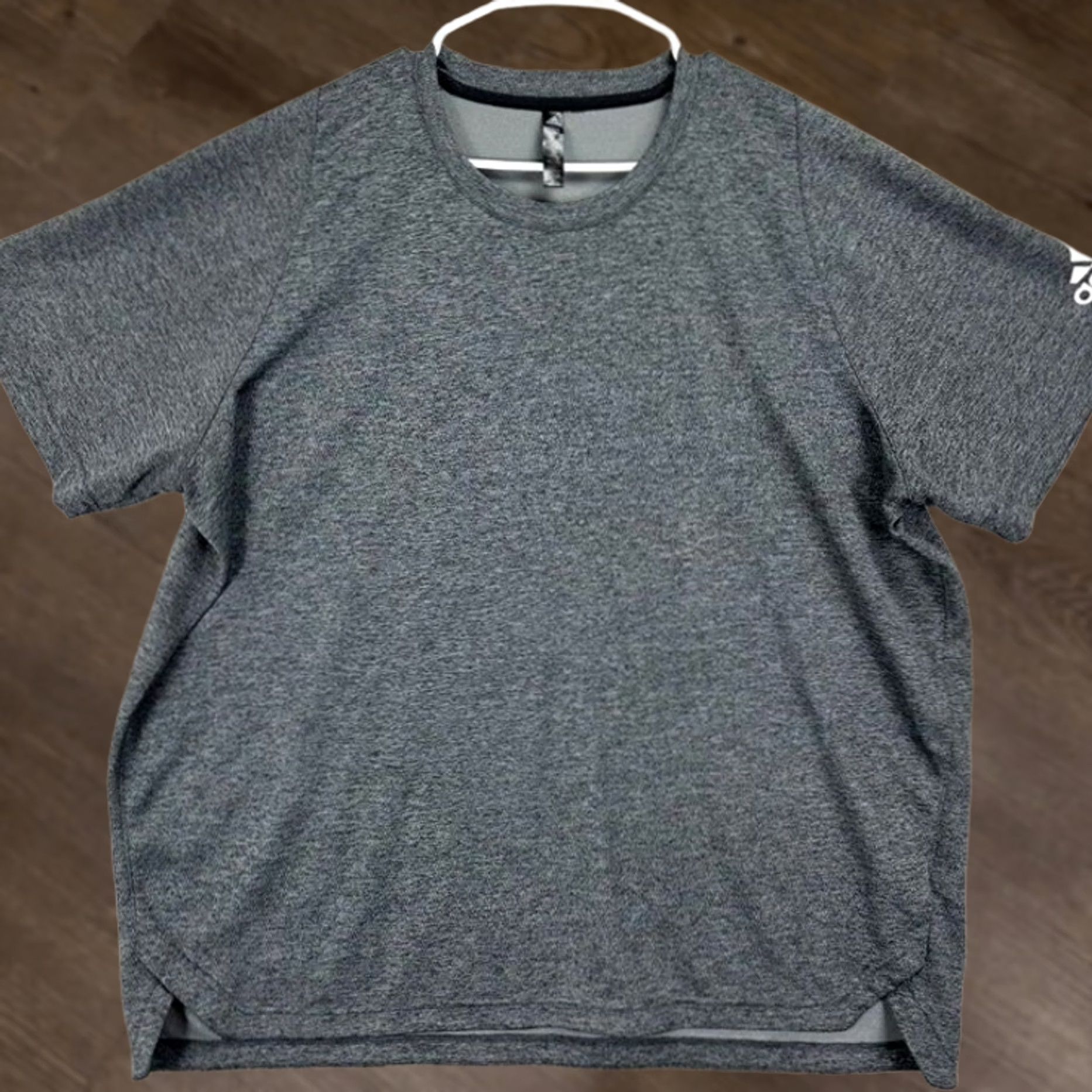 Adidas Adidas T-Shirt Mens 2XL Grey Athletic Tee Workout Gym Exercise Short Sleeve EUC Size US XXL / EU 58 / 5 - 1 Thumbnail