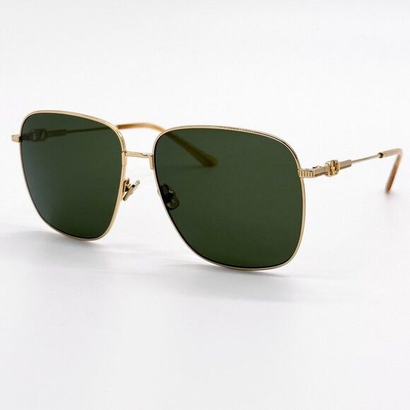 Valentino NEW VALENTINO SUNGLASSES VLS-171A GOLD/GREEN UNISEX EYEWEAR Size ONE SIZE - 3 Thumbnail