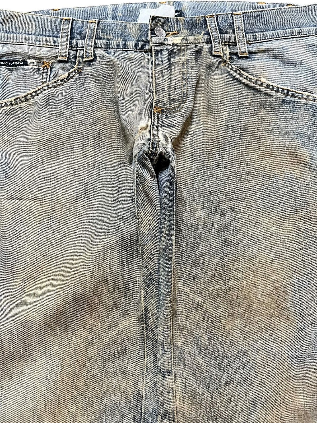 Vintage Dolce&Gabbana Mudwash Straight Leg Denim