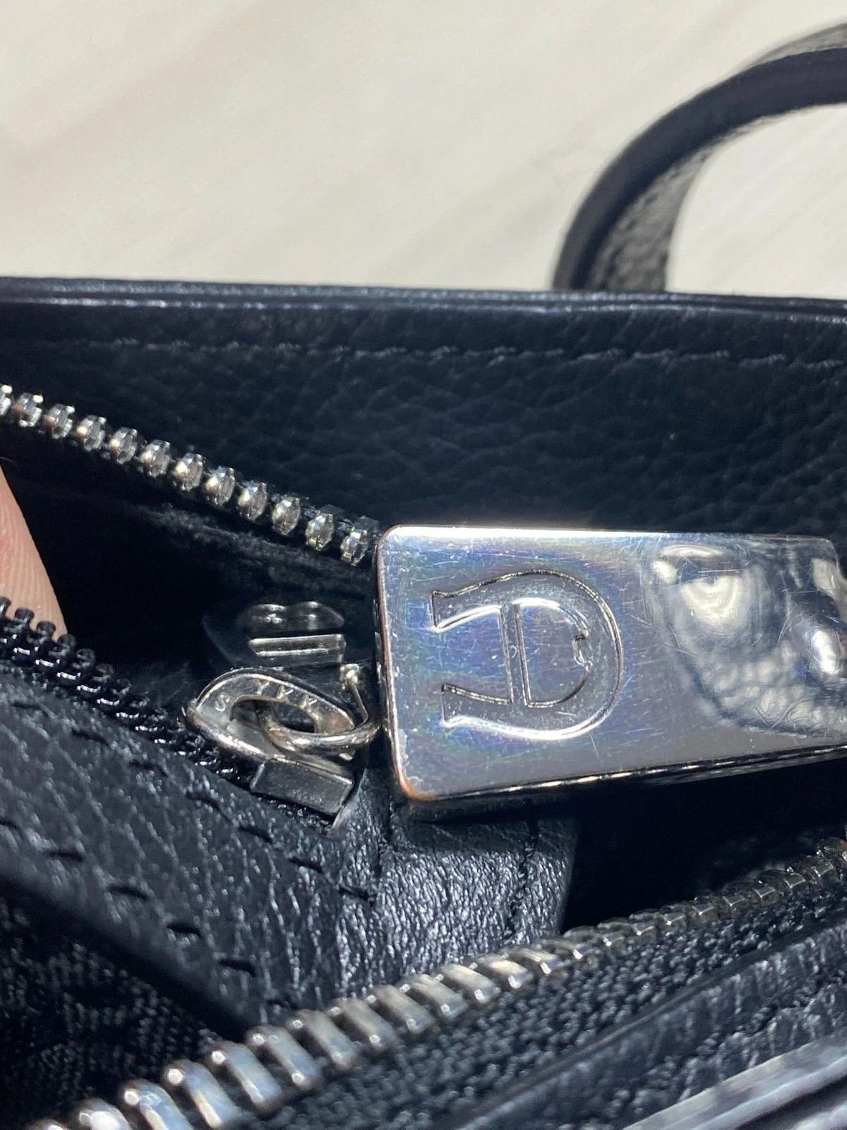 Aigner Aigner Black Leather Crossbody Bag Zip Size ONE SIZE - 11 Thumbnail