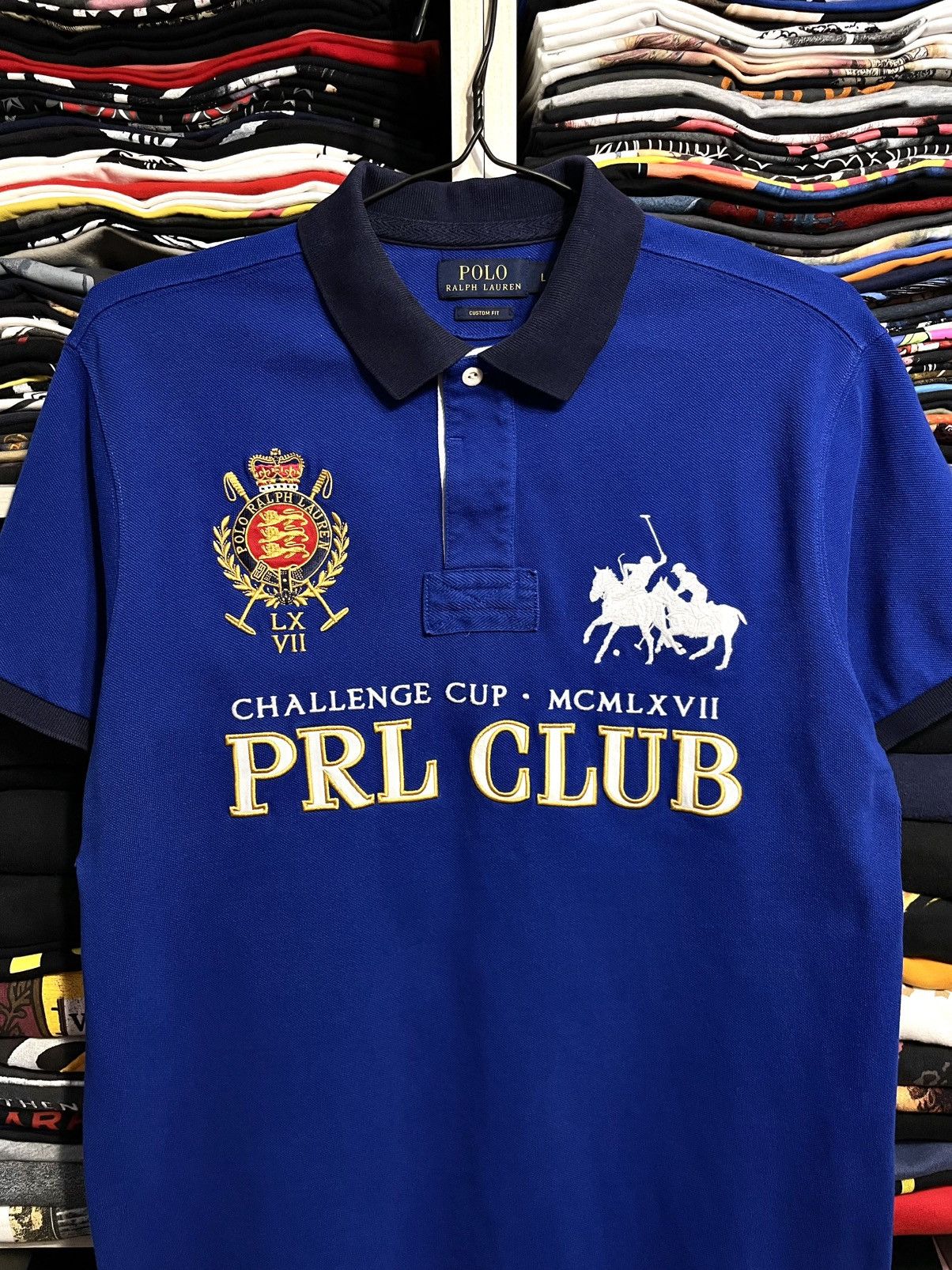 Polo Ralph Lauren Vintage Polo Ralph Lauren Club Big Logo Chief Keef T Shirt Size US L / EU 52-54 / 3 - 3 Thumbnail
