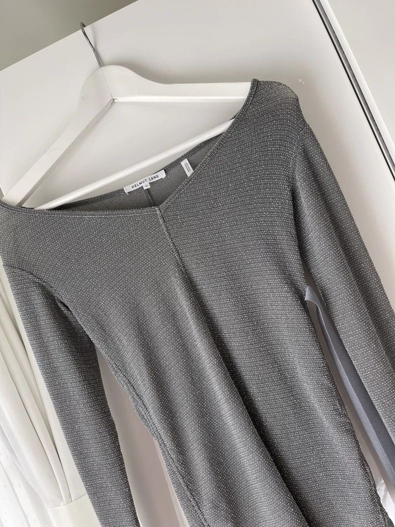 Helmut Lang Helmut Lang size MV-neck top size M brand new 2501-Nextarro Size M / US 6-8 / IT 42-44 - 2 Thumbnail