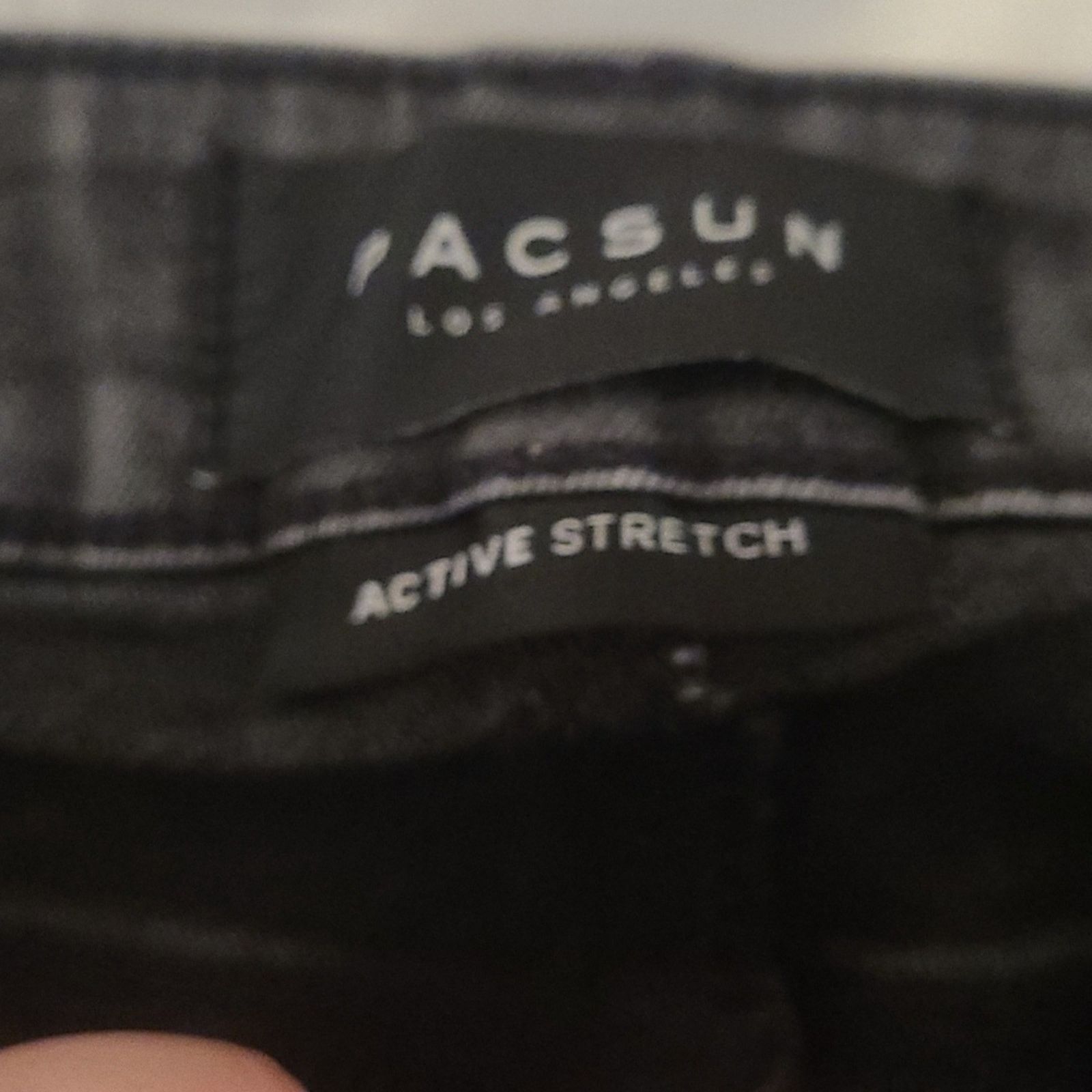 Pacsun Pacsun High Rise Skinniest Black Distressed Jeans redo Size 29" - 4 Thumbnail