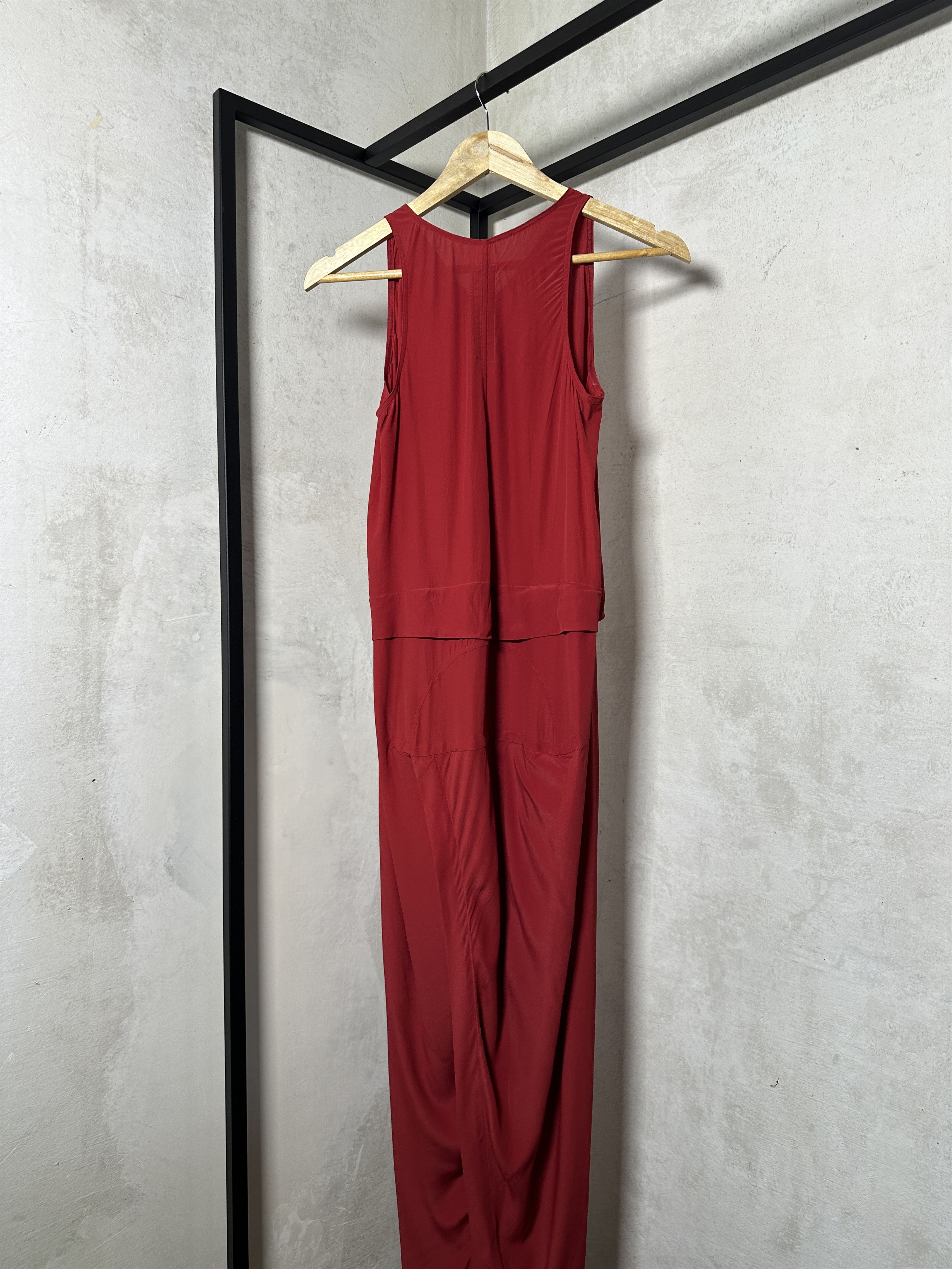 Rick Owens Rick Owens Moody Tank Gown in Red Size M / US 6-8 / IT 42-44 - 8 Thumbnail