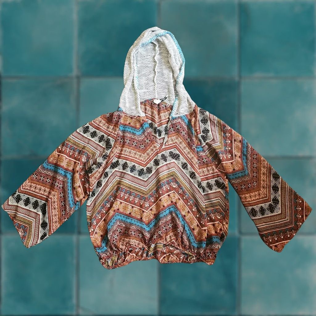 Vintage 2. Maximizing Search Visibility: "Mind Code" remains, emphasizing the brand. "Sheer" is a key descriptor. "Boho" indicates theme. "Small" Size S / US 4 / IT 40 - 1 Thumbnail