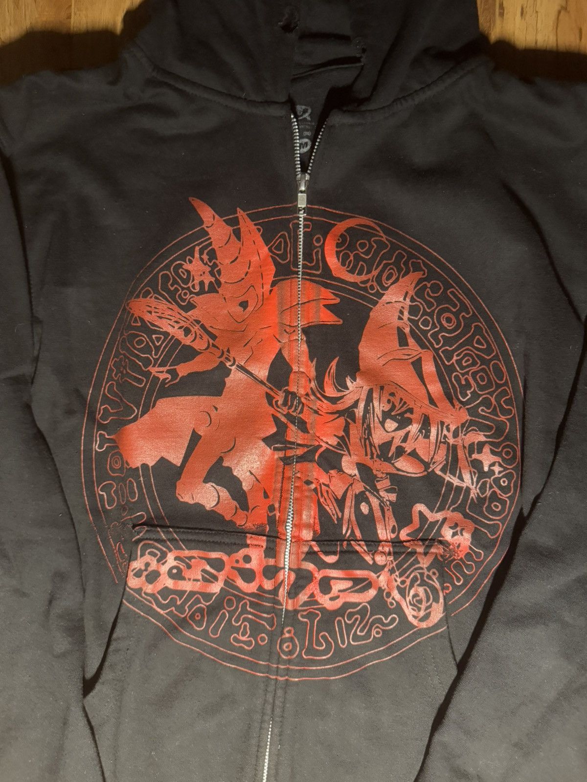 Designer × Vintage Dark Magician and Dark Magician Girl Hoodie Size US M / EU 48-50 / 2 - 2 Thumbnail