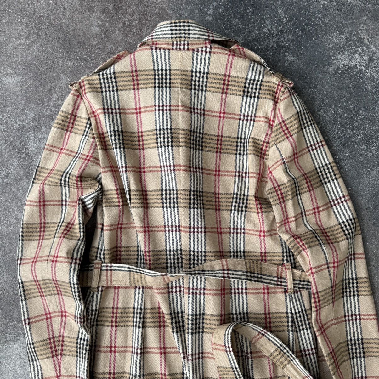 Hysteric Glamour × Vintage Morgan de Toi Vintage Retro Check Trench Coat Size M / US 6-8 / IT 42-44 - 10 Thumbnail