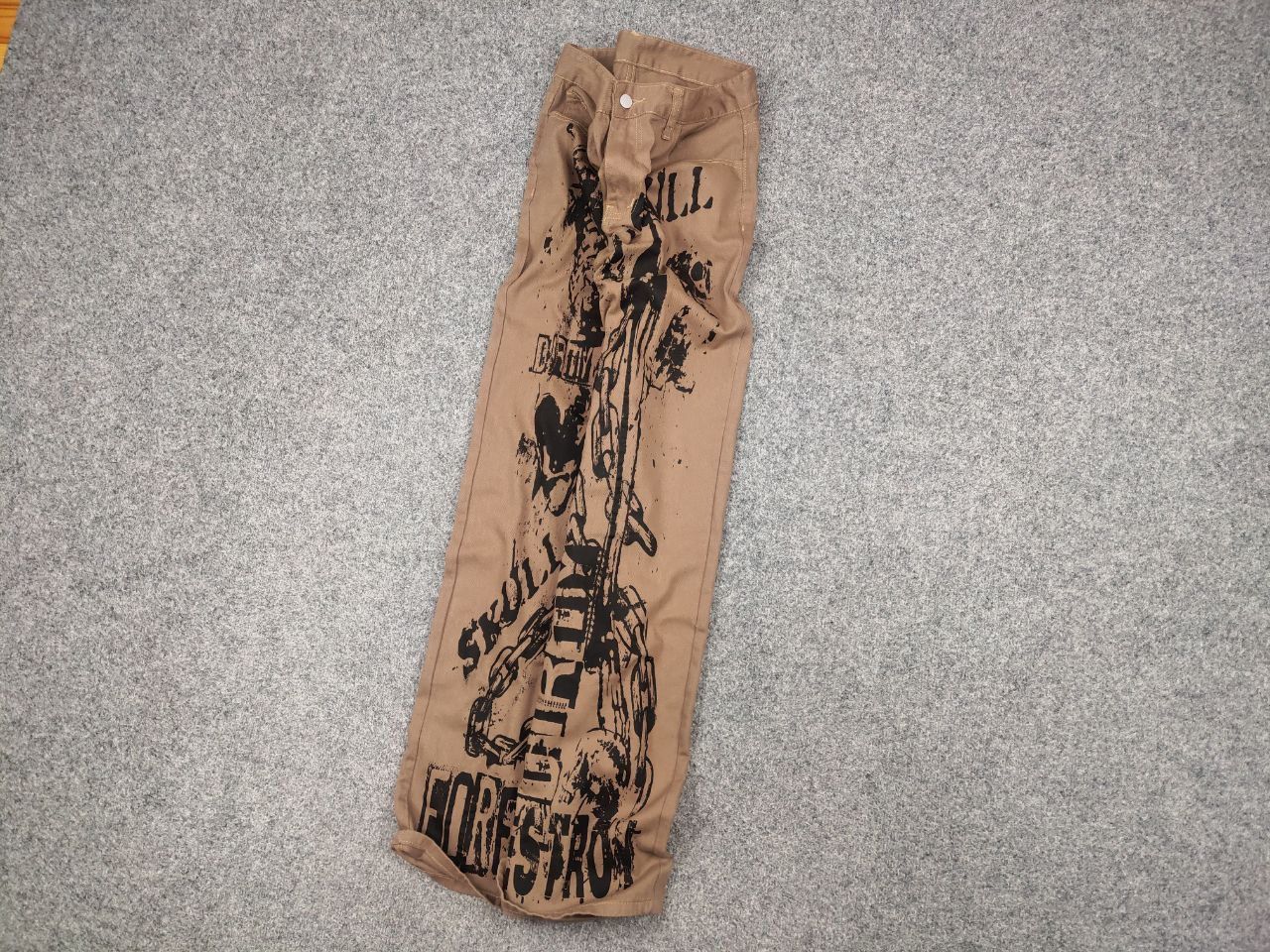 Japanese Brand Vintage Hysteric Glamour style Art Pattern Light Pants Y2K Size US 32 / EU 48 - 3 Thumbnail