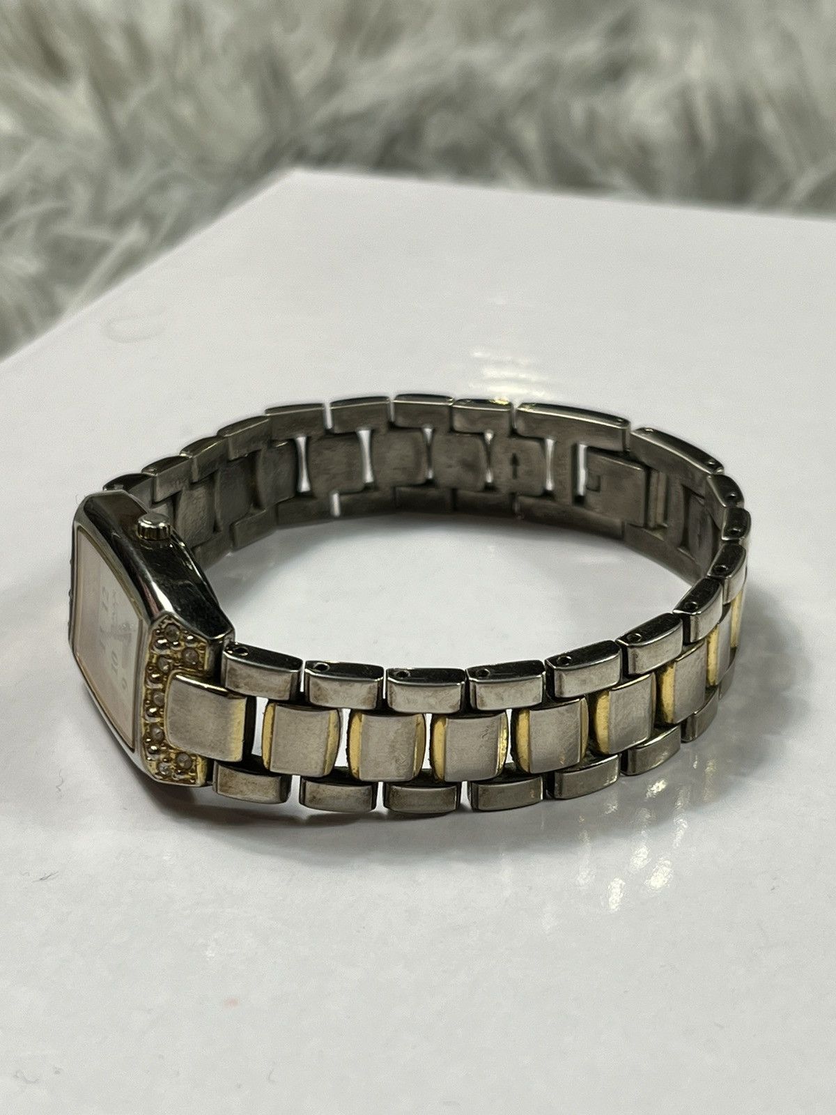 Hysteric Glamour Omax Gold & Silver Crystal Watch – Japanese Brand Size ONE SIZE - 9 Thumbnail
