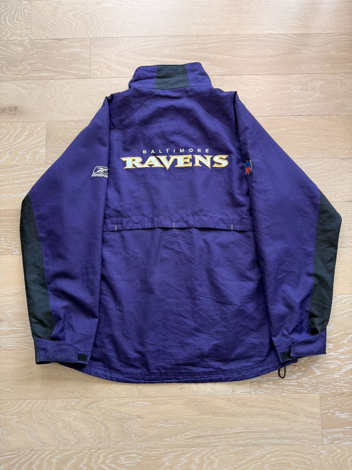 Reebok Vintage Baltimore Ravens Windbreaker Jacket Team Apparel Size US L / EU 52-54 / 3 - 11 Thumbnail