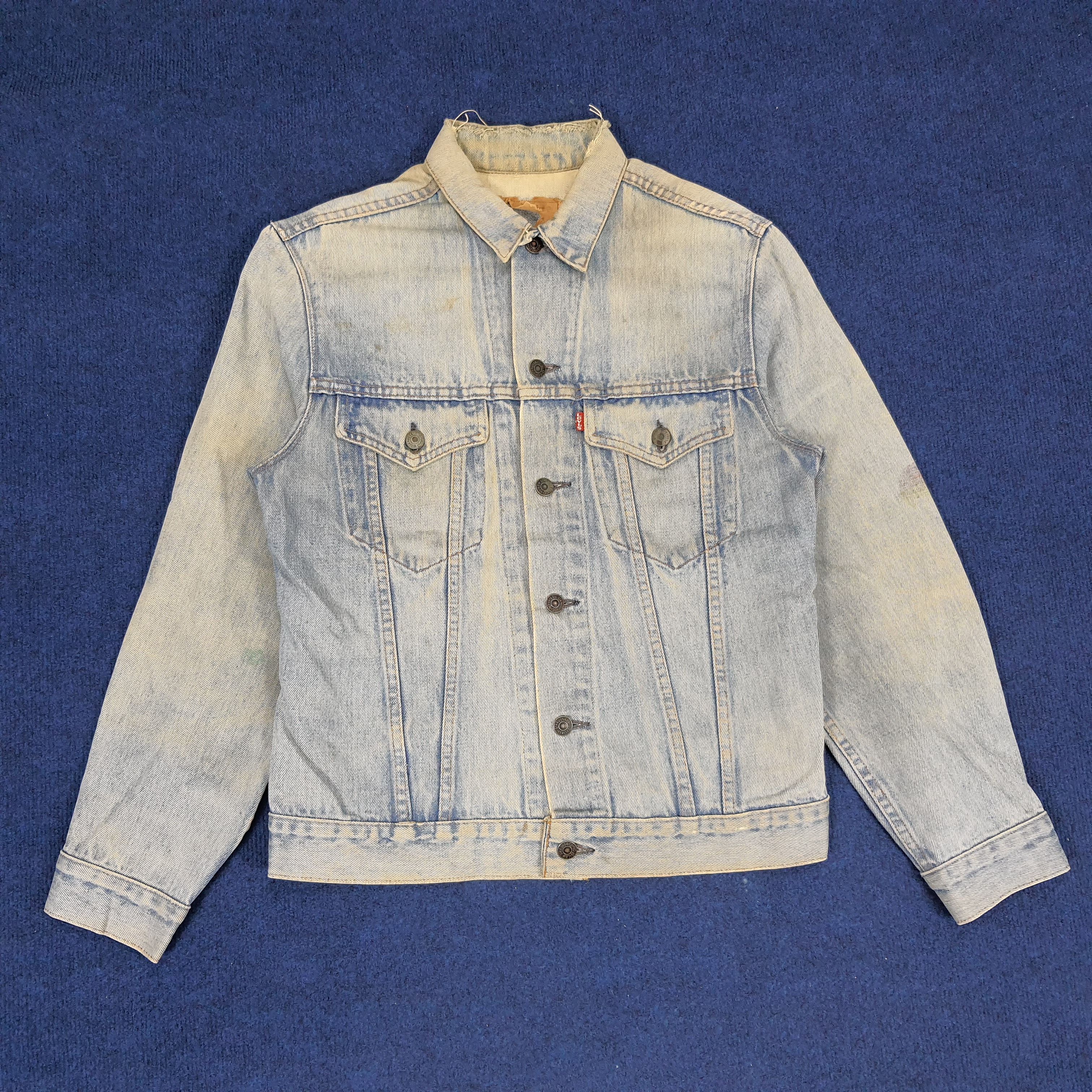 Levi's × Vintage Vintage Levi's Custom Skull Logo Denim Jacket Size US S / EU 44-46 / 1 - 3 Thumbnail
