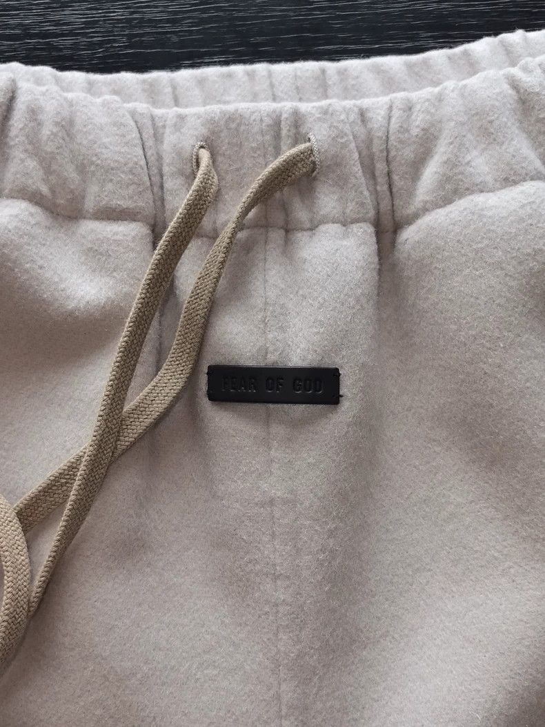 Fear of God Fear of God Drawstring straight wool and cashmere-blend sh Size US 31 - 3 Thumbnail