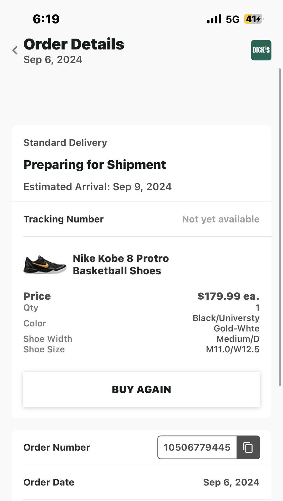 Nike Kobe 8 Lakers Away Size US 11 / EU 44 - 1 Thumbnail