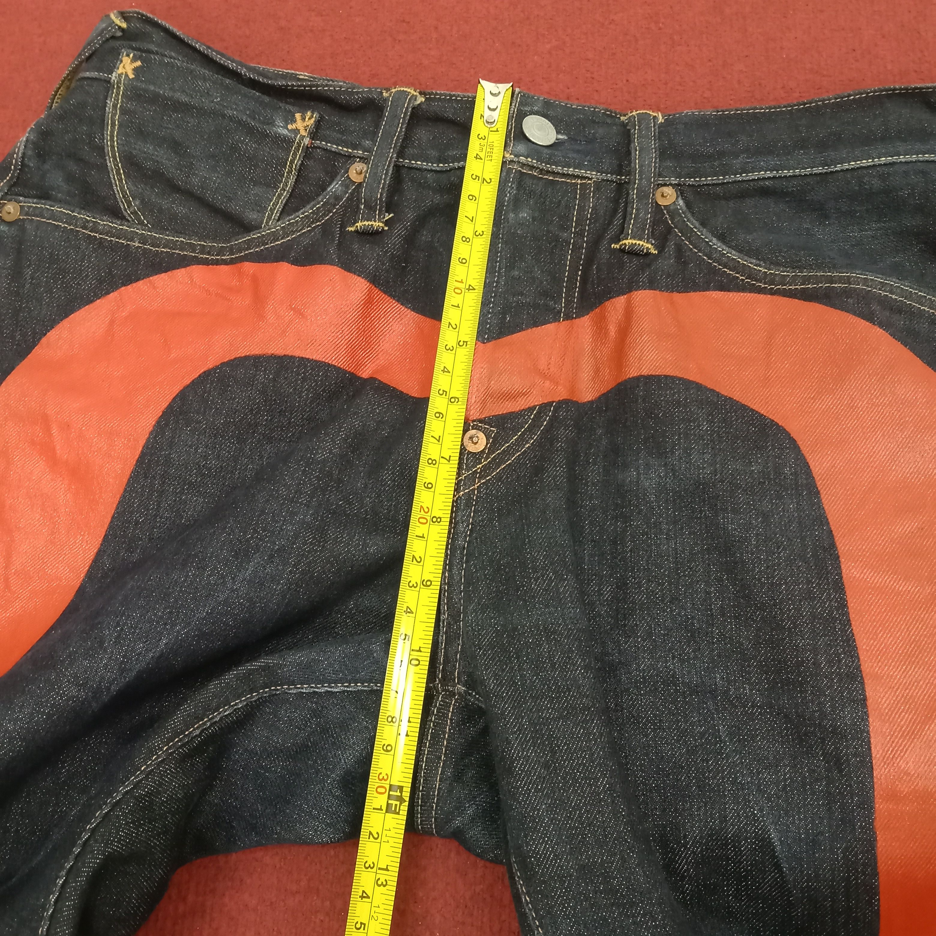 Evisu × Japanese Brand × Vintage Evisu Japanese Streetwear Skater Style Custom Daicock Jeans Size US 32 / EU 48 - 8 Thumbnail