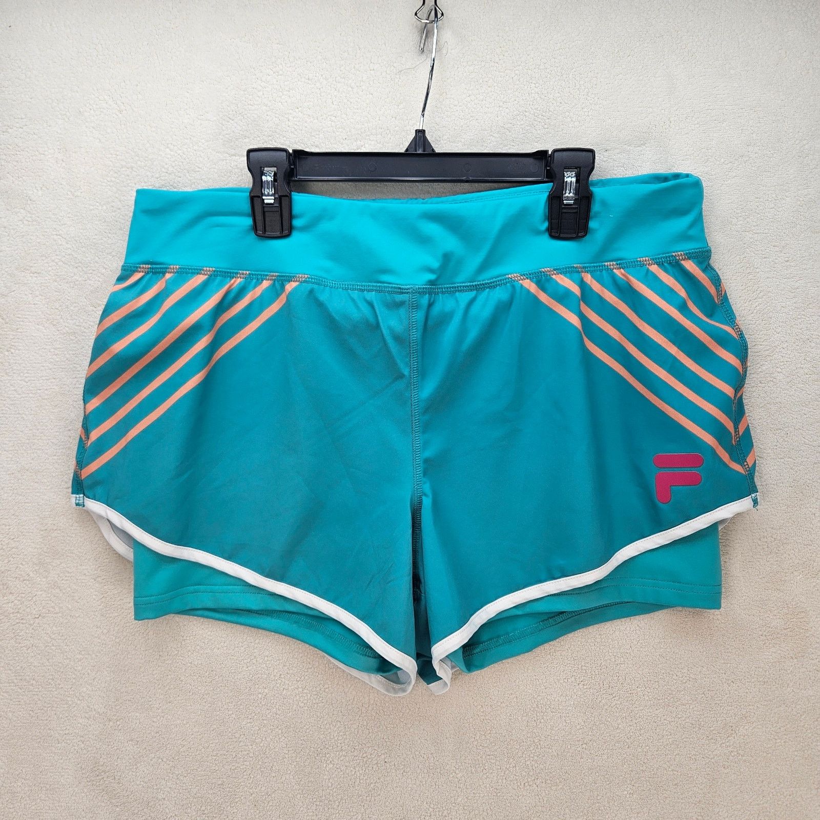 Fila FILA X CHRISTOPHER BEVANS WOMEN'S LARGE TEAL TENNIS SHORTS Size 32" / US 10 / IT 46 - 1 Thumbnail