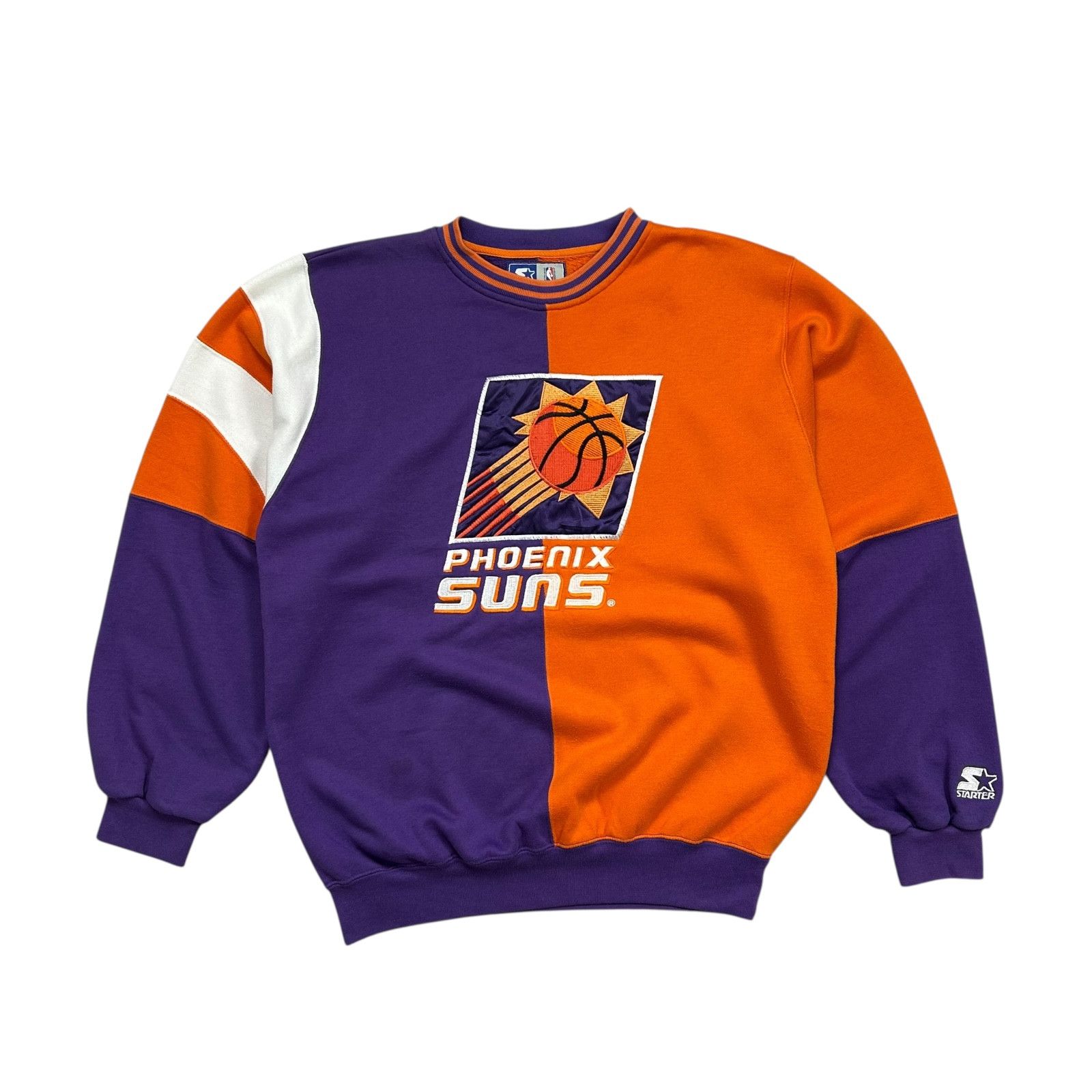 NBA VTG 90s NBA PHOENIX SUNS STARTER SWEATSHIRT EMBROIDERED LOGO Size US M / EU 48-50 / 2 - 1 Thumbnail