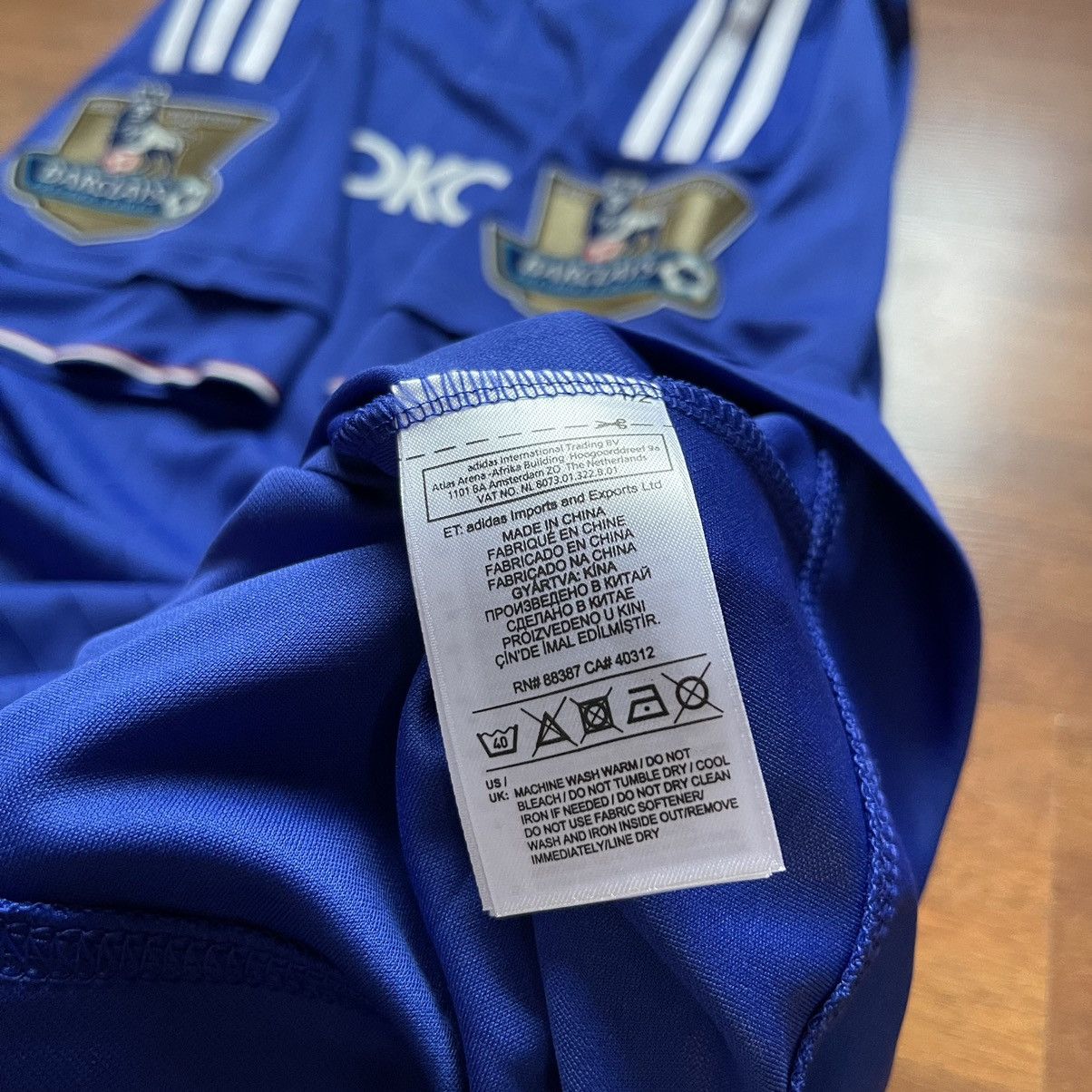 Adidas CHELSEA ADIDAS 2014/2015 FOOTBALL HOME JERSEY #10 HAZARD Size US M / EU 48-50 / 2 - 13 Thumbnail