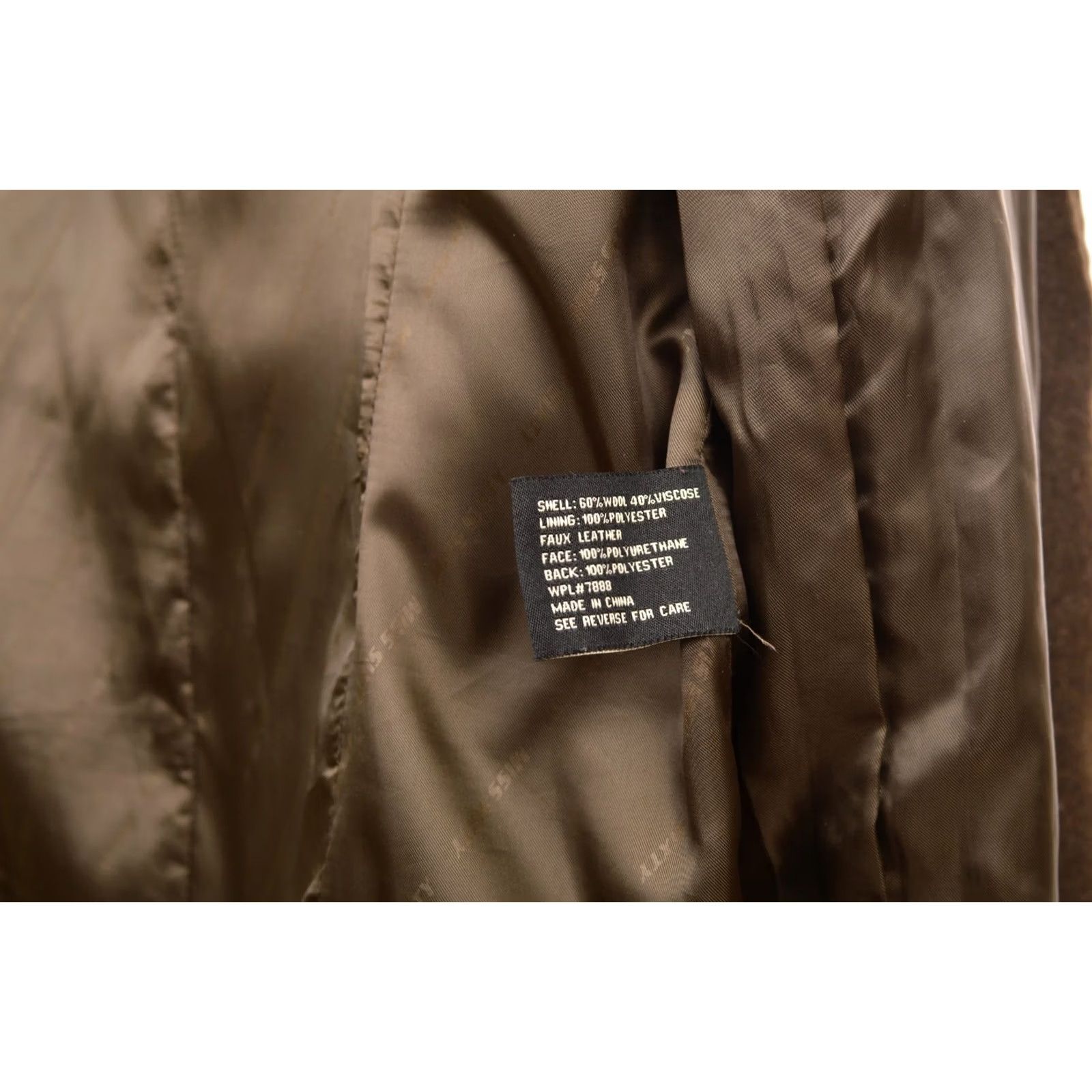 Miss Sixty VINTAGE Miss Sixty M60 Double Breasted Wool Viscose Blend Coat Jacket XL Brown Pea Coat Womens Size XL / US 12-14 / IT 48-50 - 7 Thumbnail