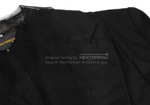 Comme des Garcons Comme des Garcons Black vintage tulle design top Size S / US 4 / IT 40 - 6 Thumbnail