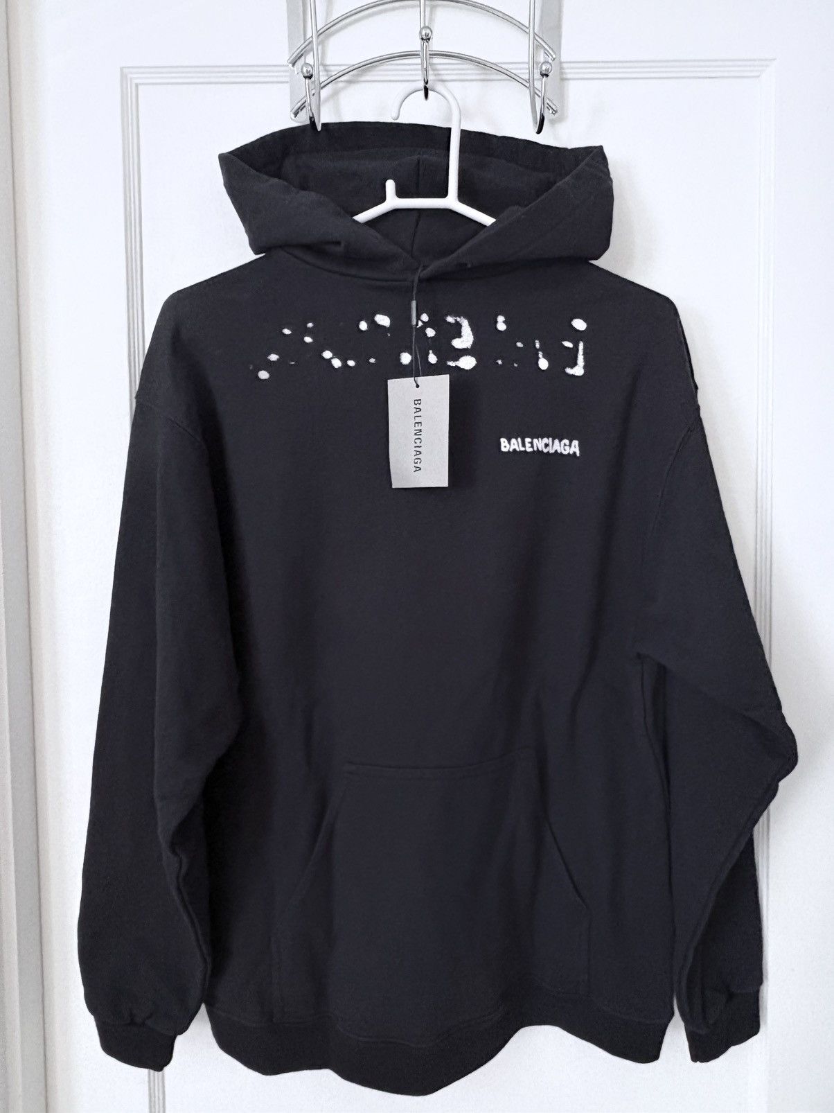 Balenciaga Balenciaga Hand Drawn Logo Hoodie Size US M / EU 48-50 / 2 - 1 Thumbnail