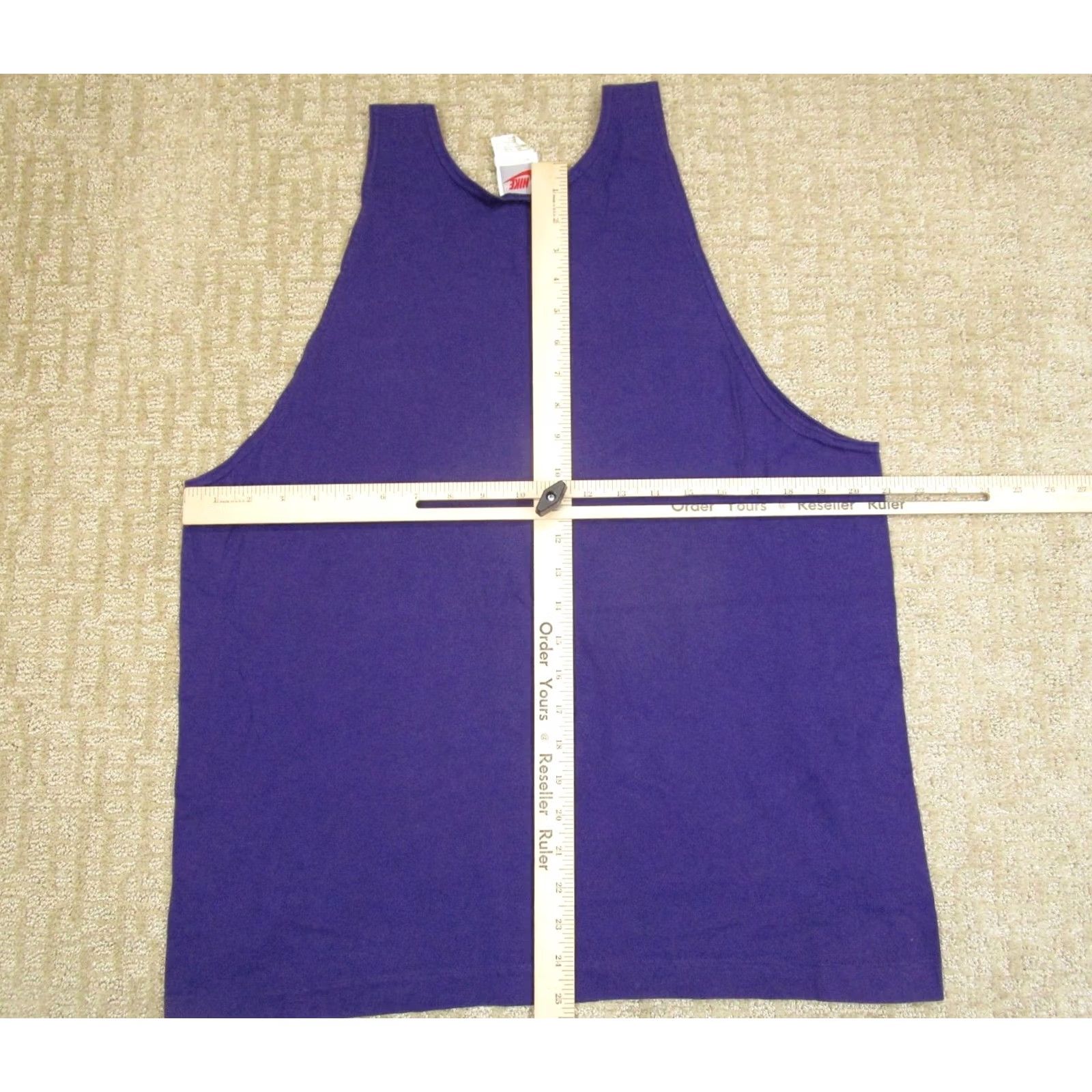 Nike Nike Tank Shirt Men Large Purple Sleeveless Basketball Gym USA 90s Vintage Tank Top Size US L / EU 52-54 / 3 - 4 Thumbnail