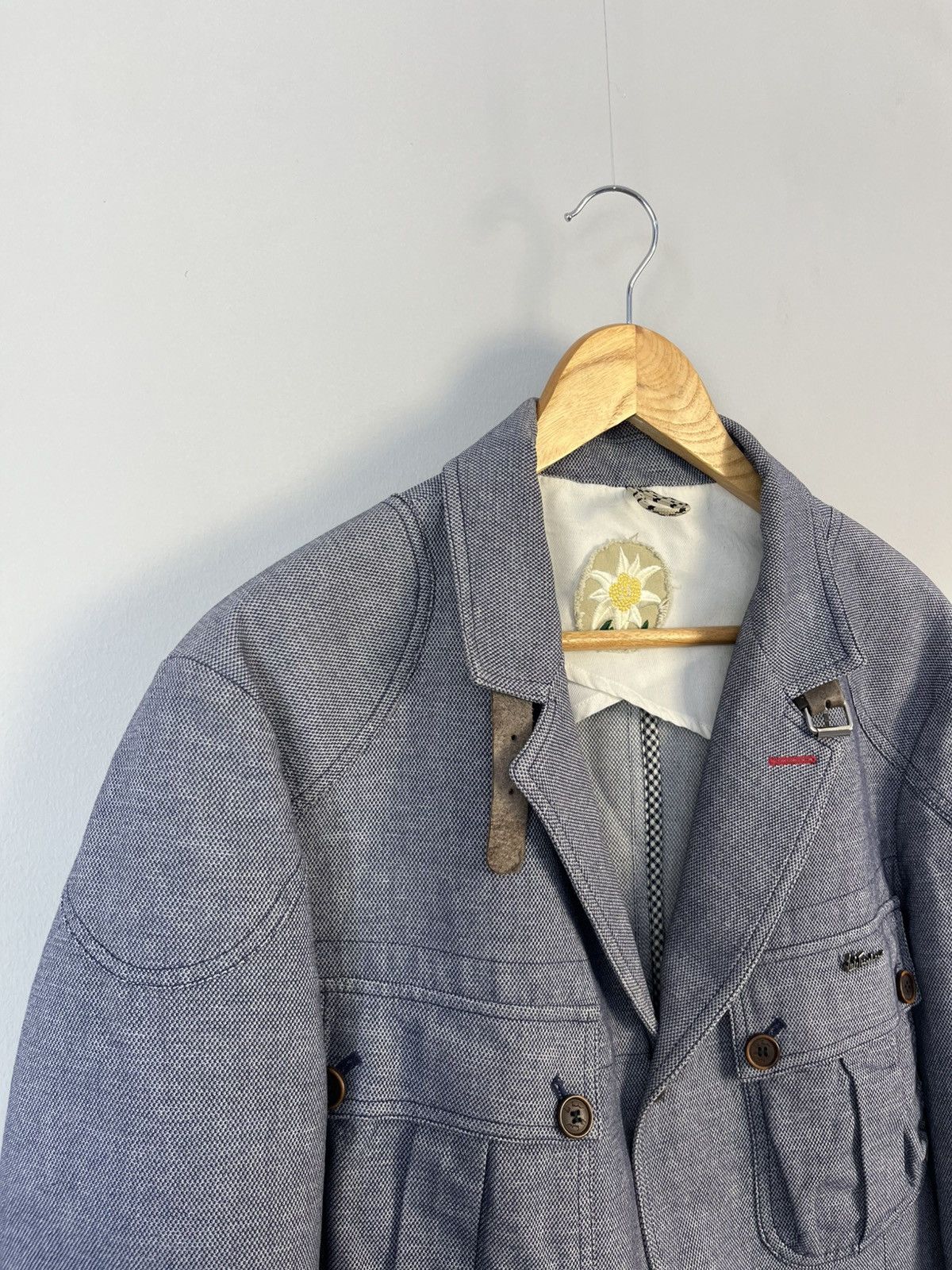 Designer Luis Trenker Cotton Multipocket Blazer Jacket Made in EU Size 40R - 2 Thumbnail