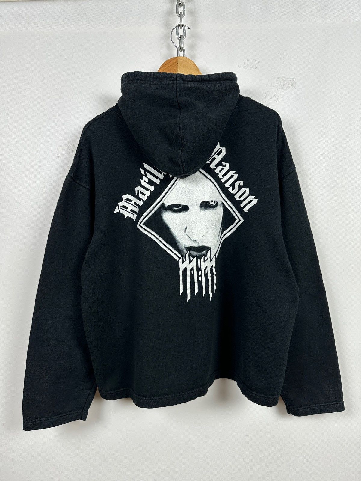 Band Tees Vintage Marilyn Manson Band Hoodie Size US M / EU 48-50 / 2 - 2 Thumbnail