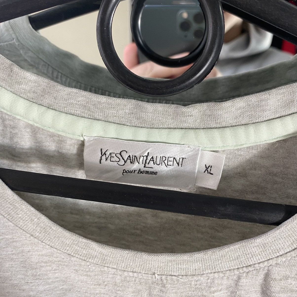 Yves Saint Laurent YSL tee, big logo, YSL t-shirt, Yves Saint Laurent Size US XL / EU 56 / 4 - 5 Thumbnail