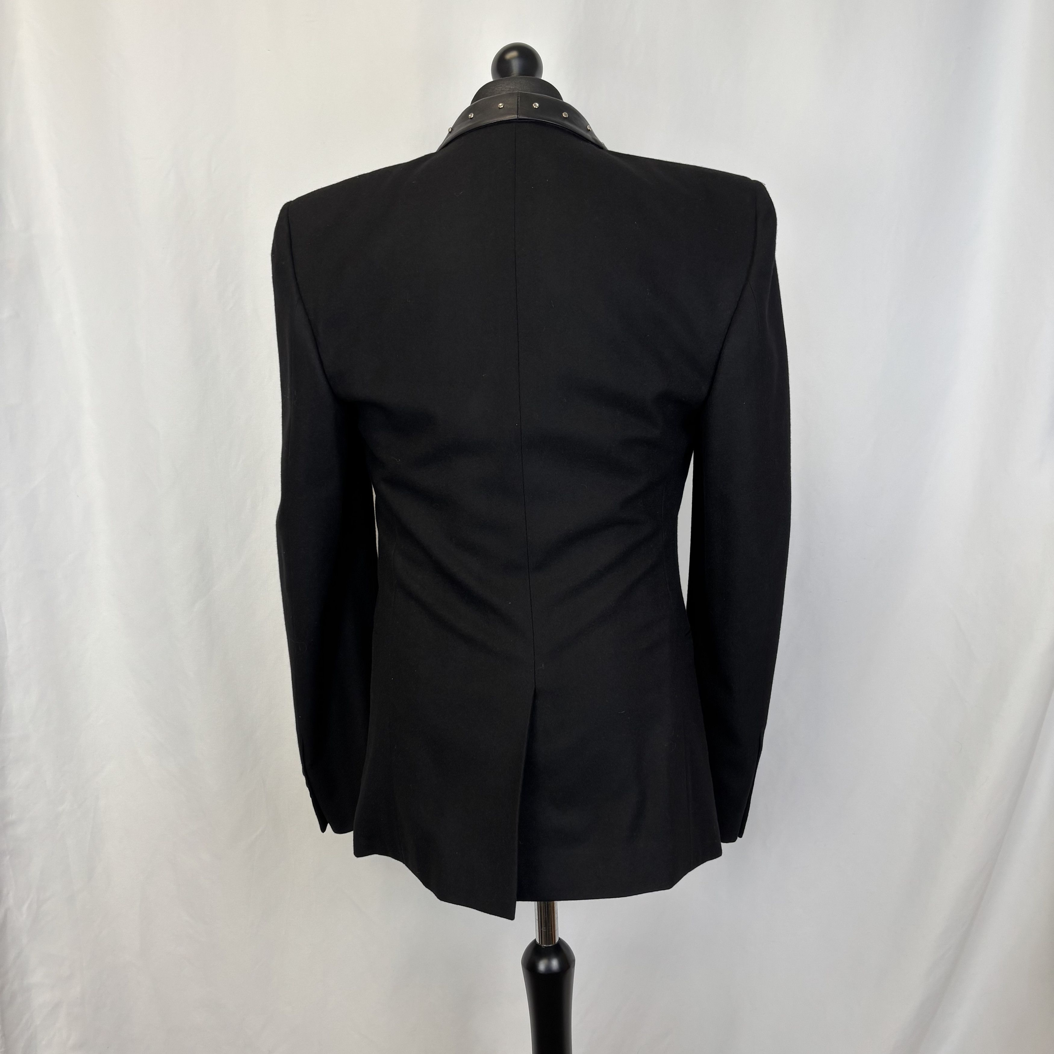 Saint Laurent Paris Saint Laurent Studded Collar Blazer Size 52R - 3 Thumbnail