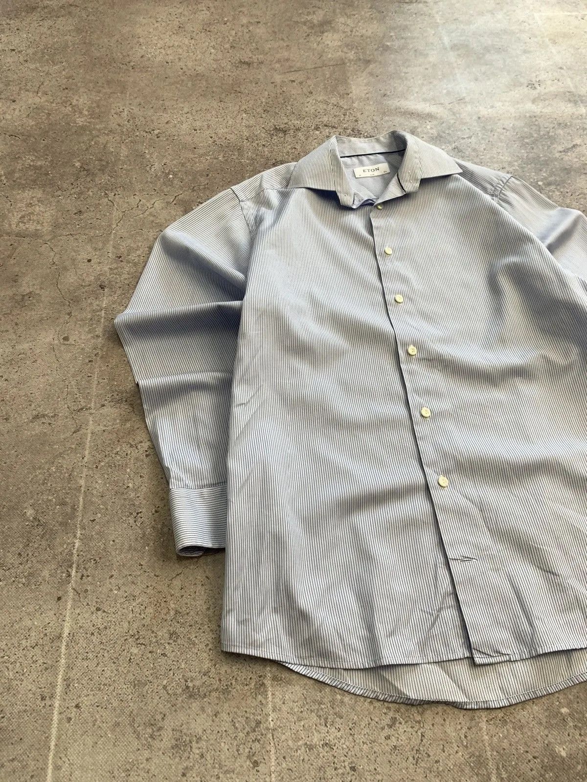 Designer × Eton Vintage luxury Shirt Eton OldMoney Archival Clothes watanabe Size US M / EU 48-50 / 2 - 9 Thumbnail