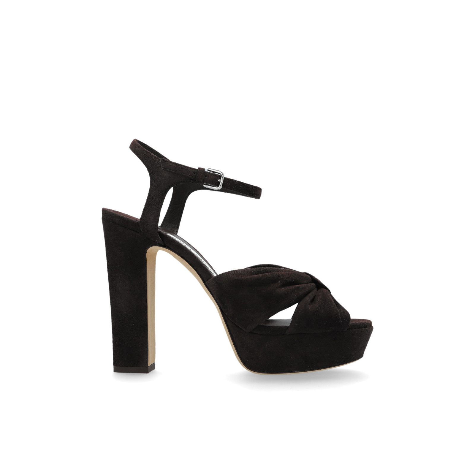 JIMMY CHOO 'Heloise' Brown Platform Sandals New & Authentic