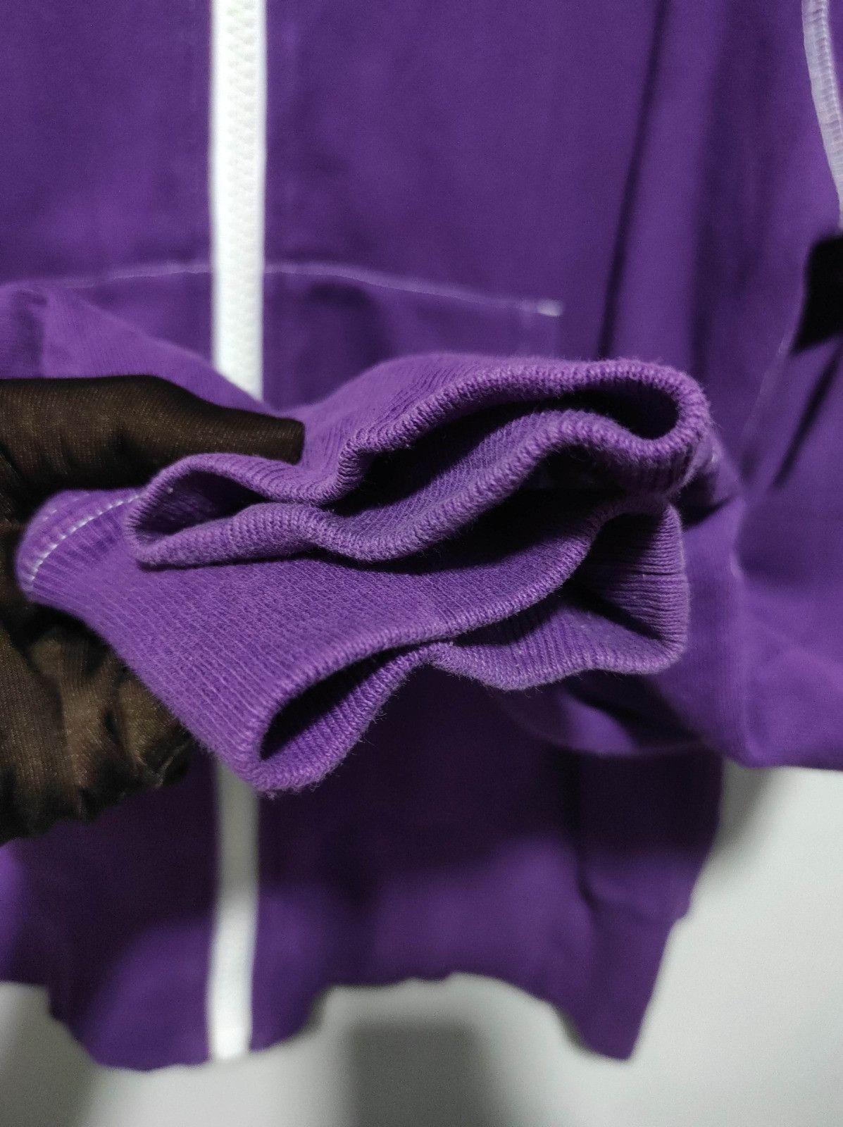 Japanese Brand Fat purple 🟣 zip fur hoodie ifsix LGB style Size US L / EU 52-54 / 3 - 8 Thumbnail