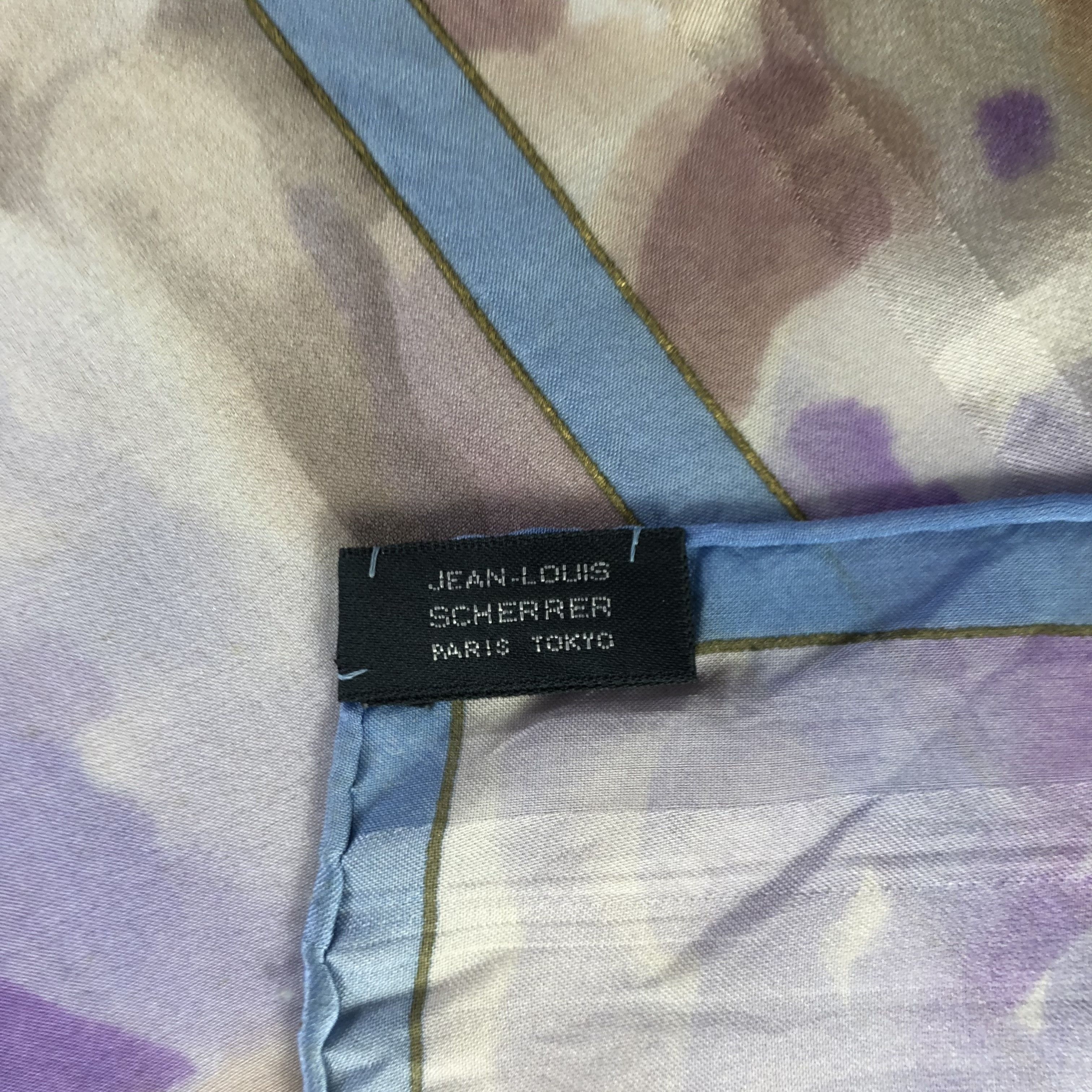 Jean-Louis Scherrer × Vintage Vintage Jean Louis Scherrer Silk Scarf Size ONE SIZE - 5 Thumbnail