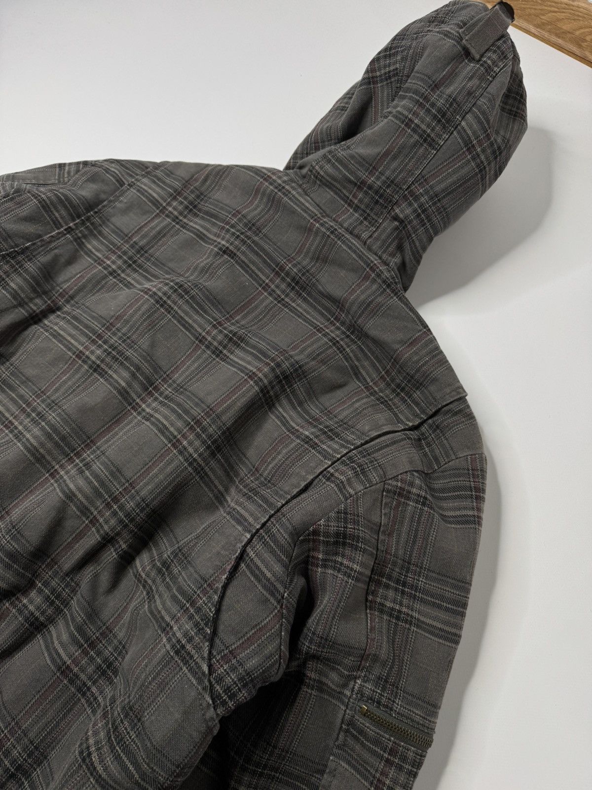 If Six Was Nine Vintage avant garde khaki checked jacket active sk8 00s y2k Size US XL / EU 56 / 4 - 9 Thumbnail
