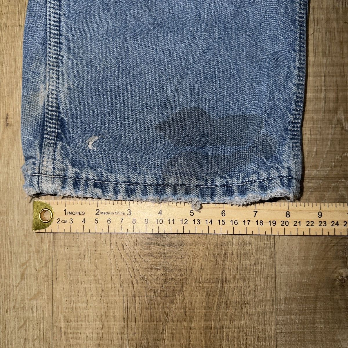 Carhartt Vintage 90s Carhartt Flannel Lined Mid Wash Carpenter Jeans Size US 30 / EU 46 - 6 Thumbnail