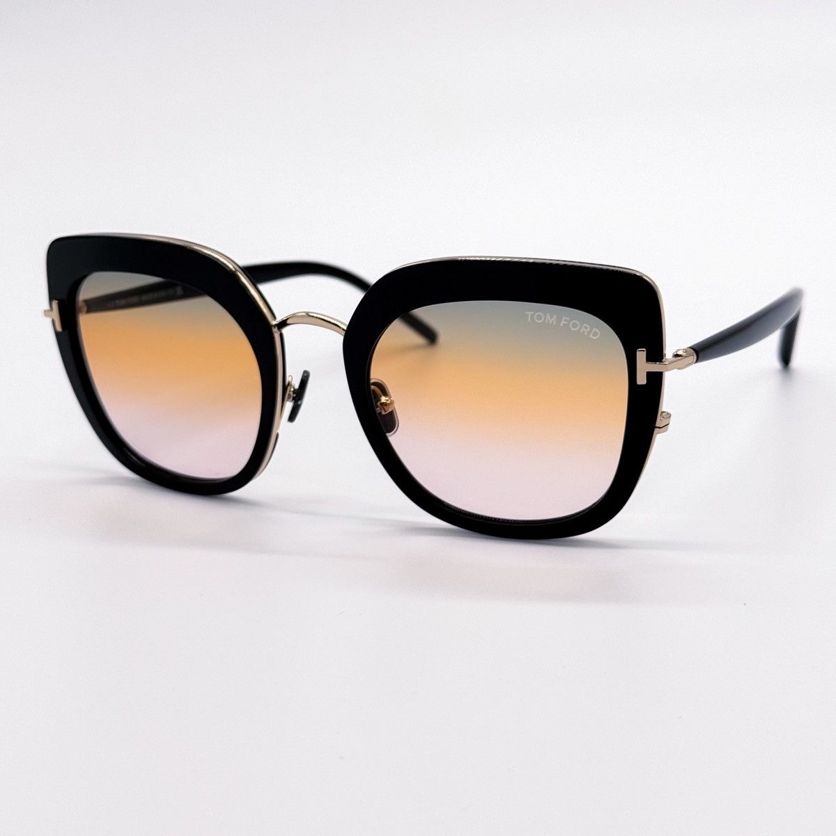 Tom Ford NEW TOM FORD TF945 01B SQUARE SUNGLASSES VIRGINIA FT0945/S Size ONE SIZE - 2 Thumbnail