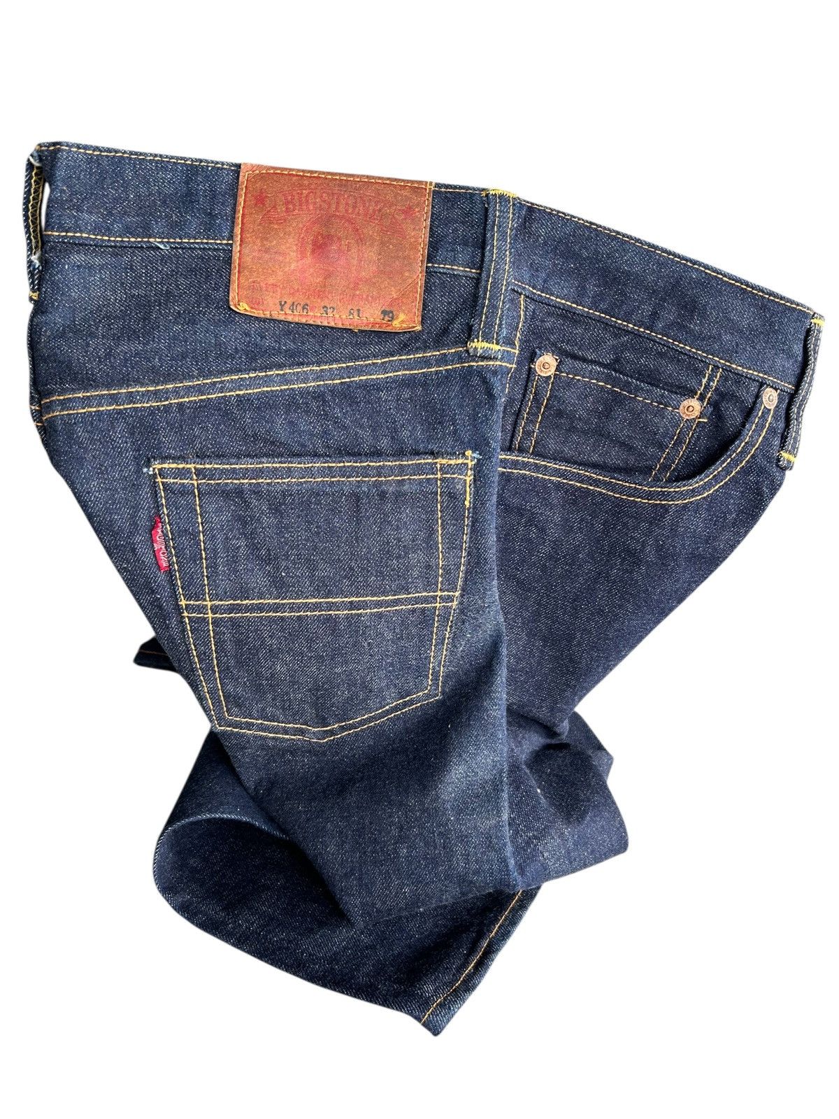 Kapital VINTAGE BIGSTONE HALF SELVEDGE DENIM JEANS Size US 30 / EU 46 - 6 Thumbnail