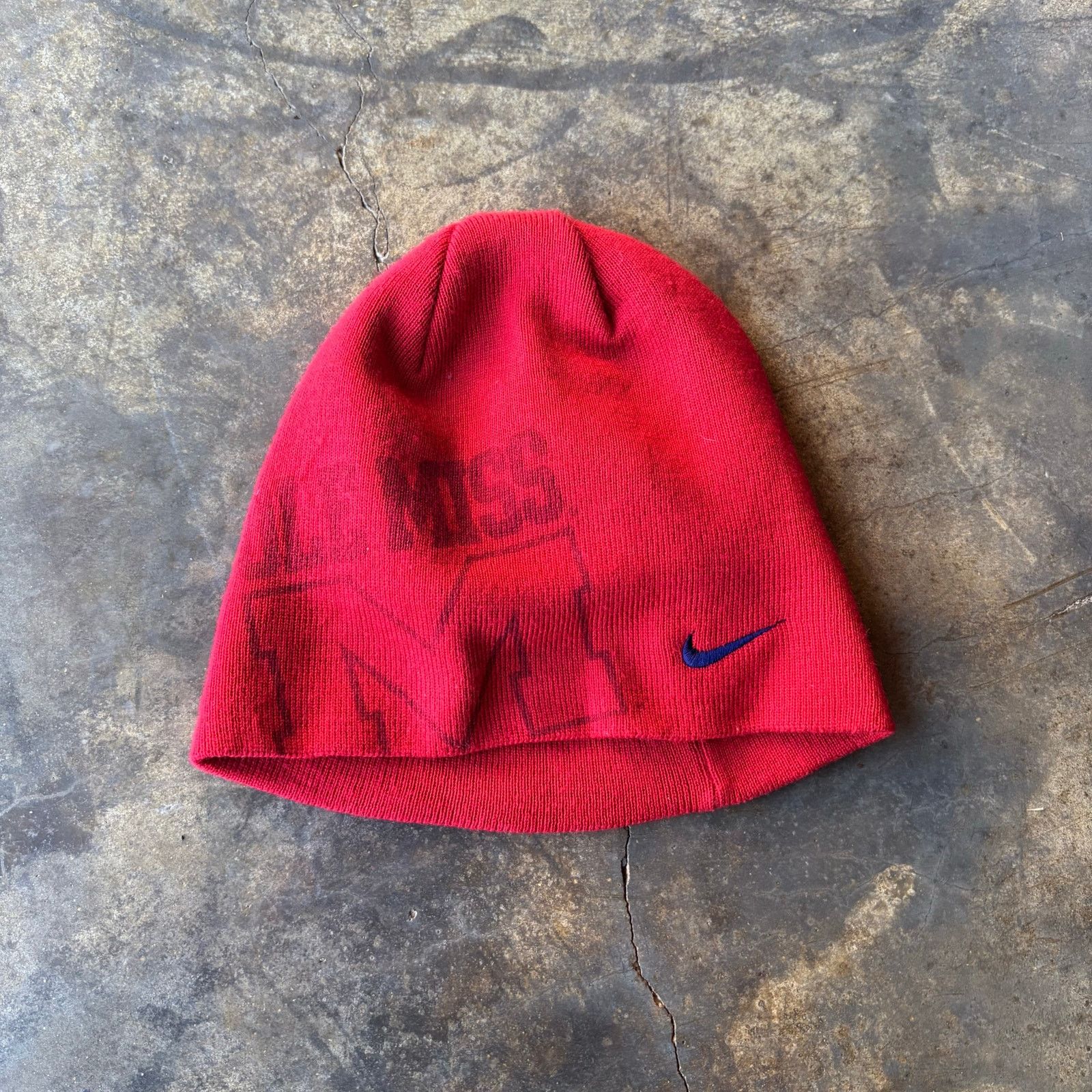 Nike Vintage Nike Ole Miss toboggan beanie hat Size ONE SIZE - 1 Thumbnail
