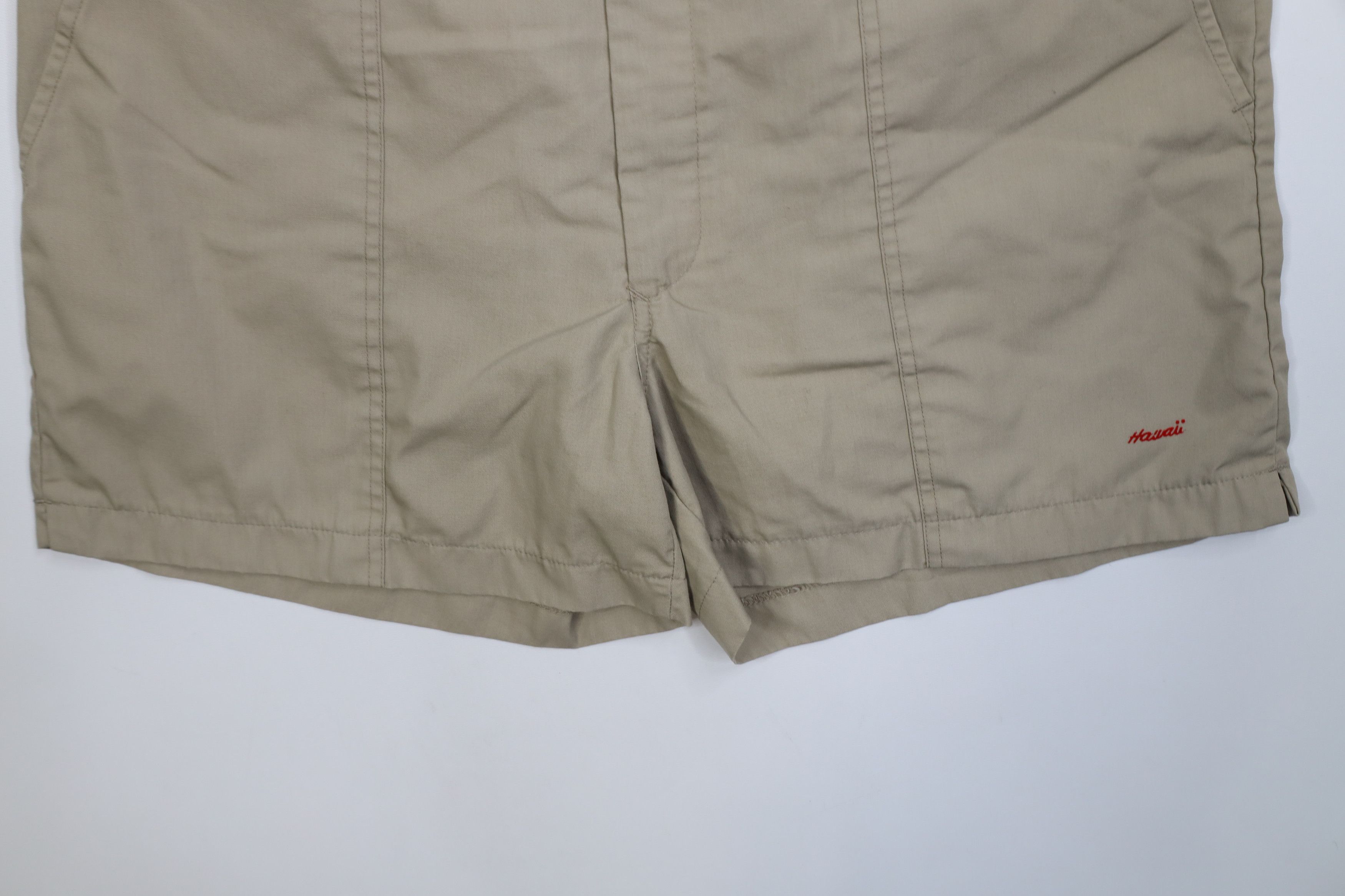 Vintage Vintage 70s 80s Streetwear Hawaii Above Knee Shorts Khaki Size US 40 / EU 56 - 4 Thumbnail