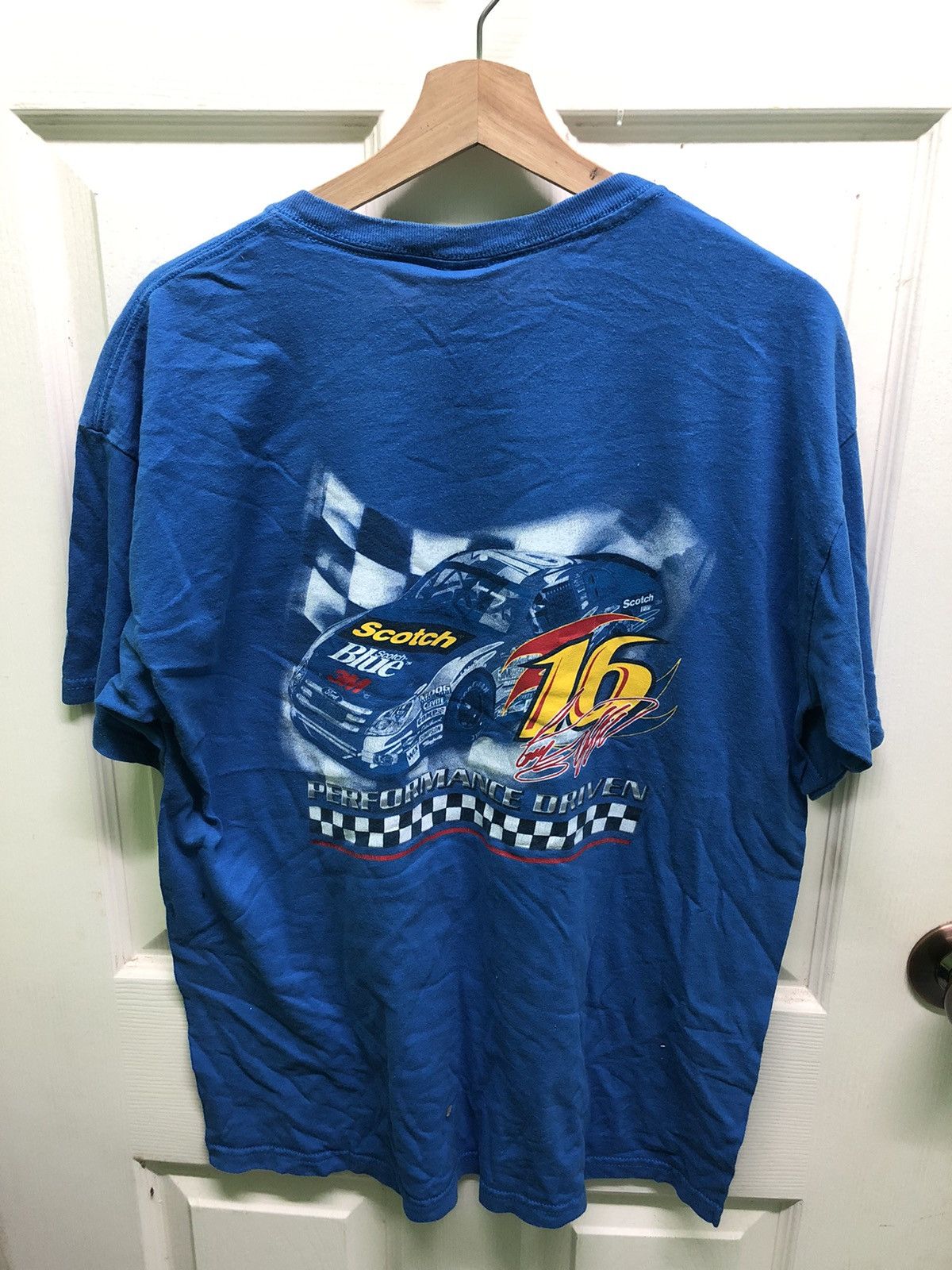 Sports Specialties × Vintage Grey Biffle 3M Performance Driven No.6 Graphic Blue Tee Size US L / EU 52-54 / 3 - 1 Thumbnail