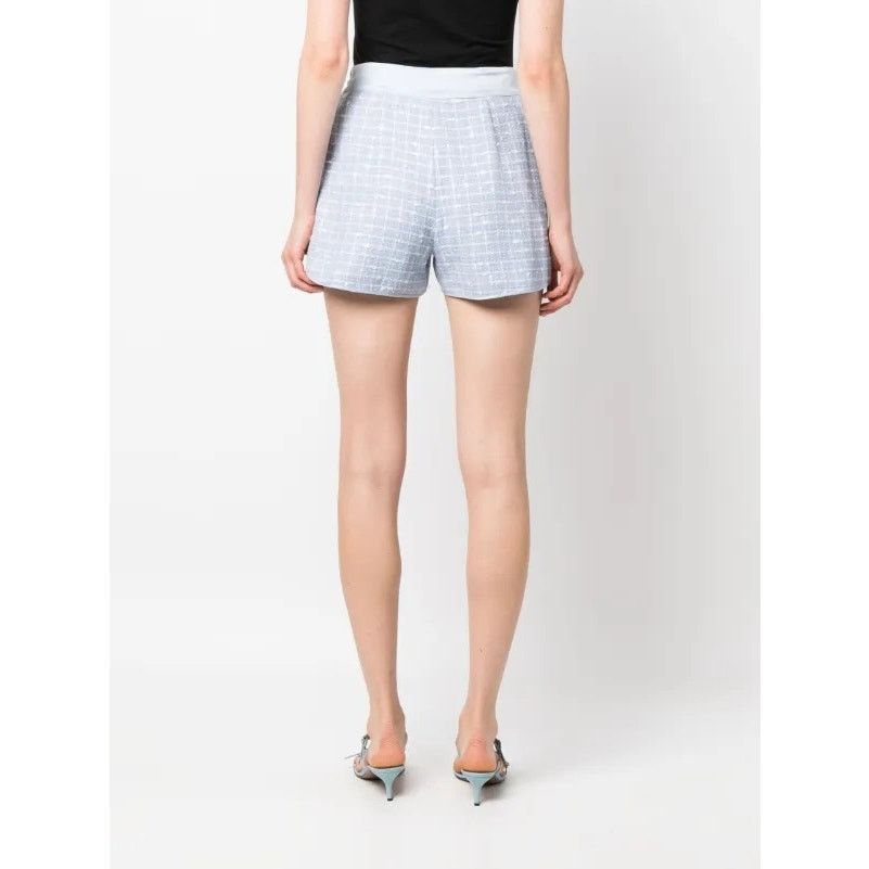 Emporio Armani RTR Emporio Armani Sz 44 / Large Blue Boucle Pull-On Shorts Size 34" / US 12 / IT 48 - 2 Thumbnail