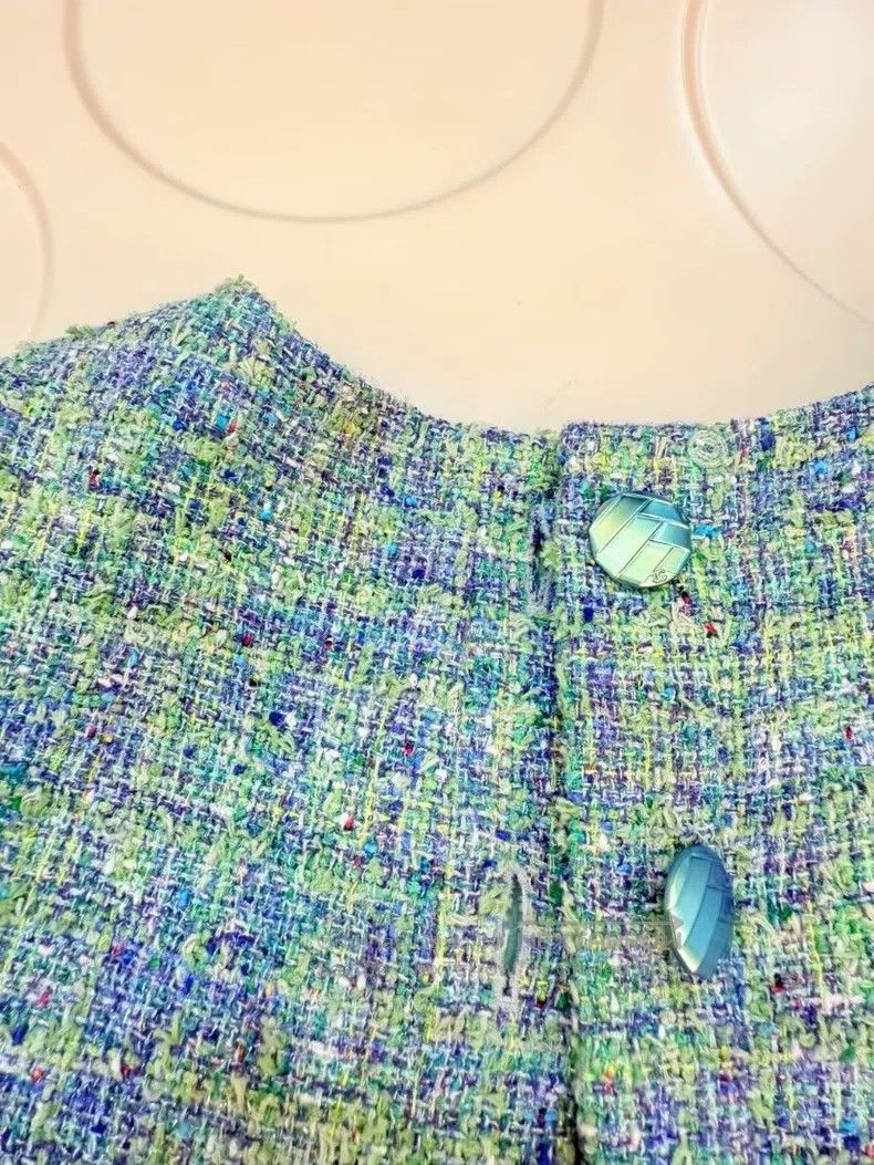 Chanel Chanel Waterfall series grass cakes with coats on both sid Size XXS / US 00 / IT 34 - 5 Thumbnail